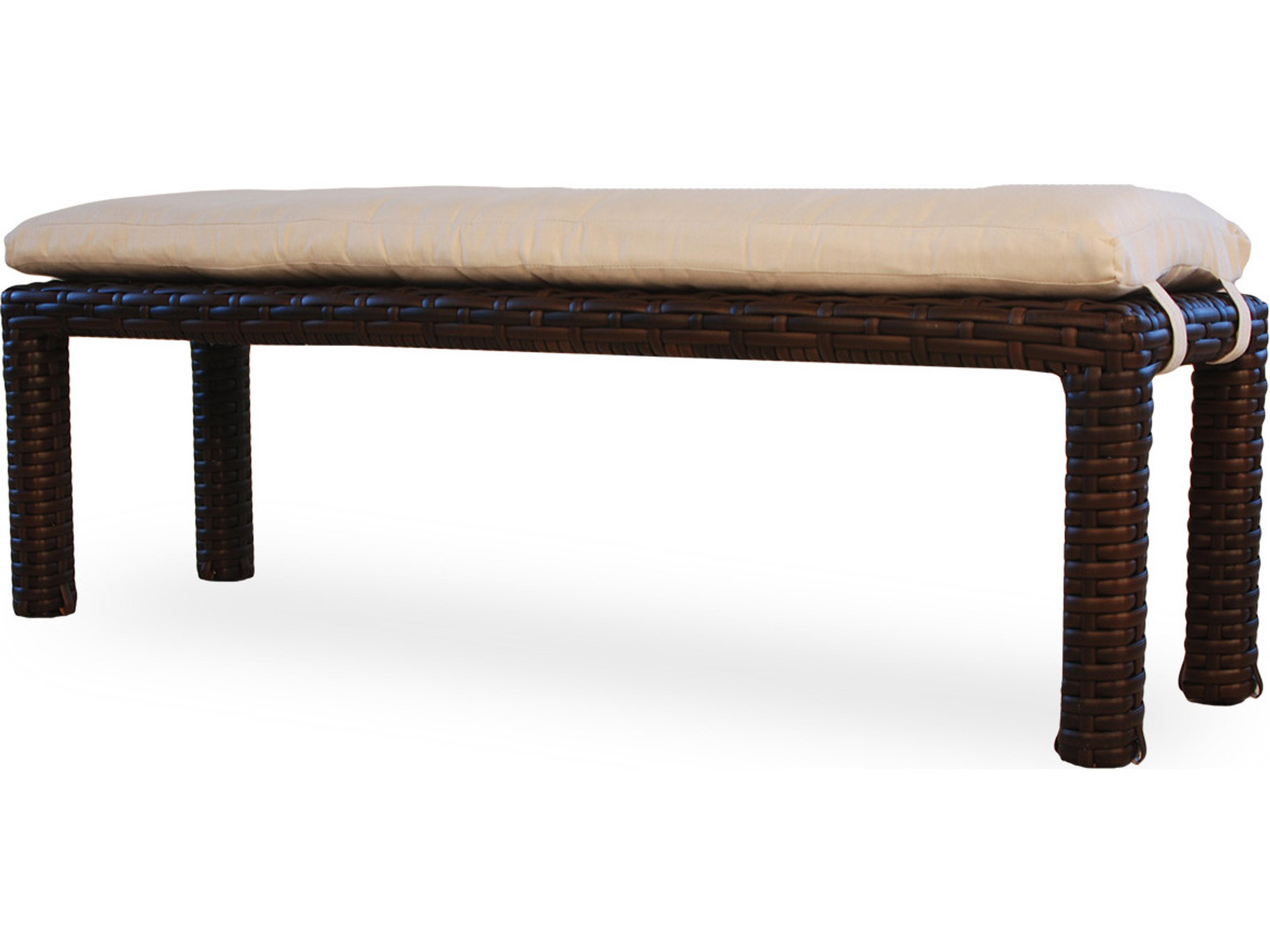 Contempo 60 Inch Bench Woven Outdoor Seating