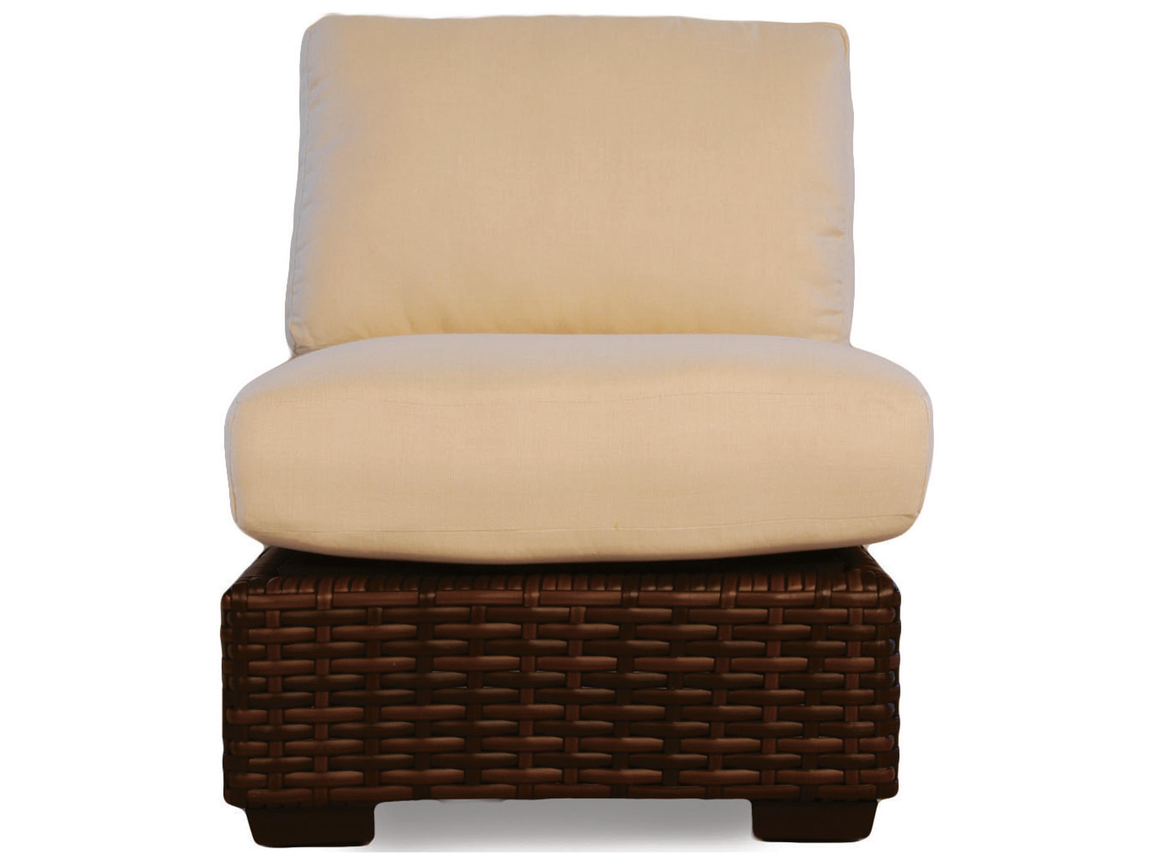 Lloyd Flanders Contempo Wicker Modular Patio Lounge Chair