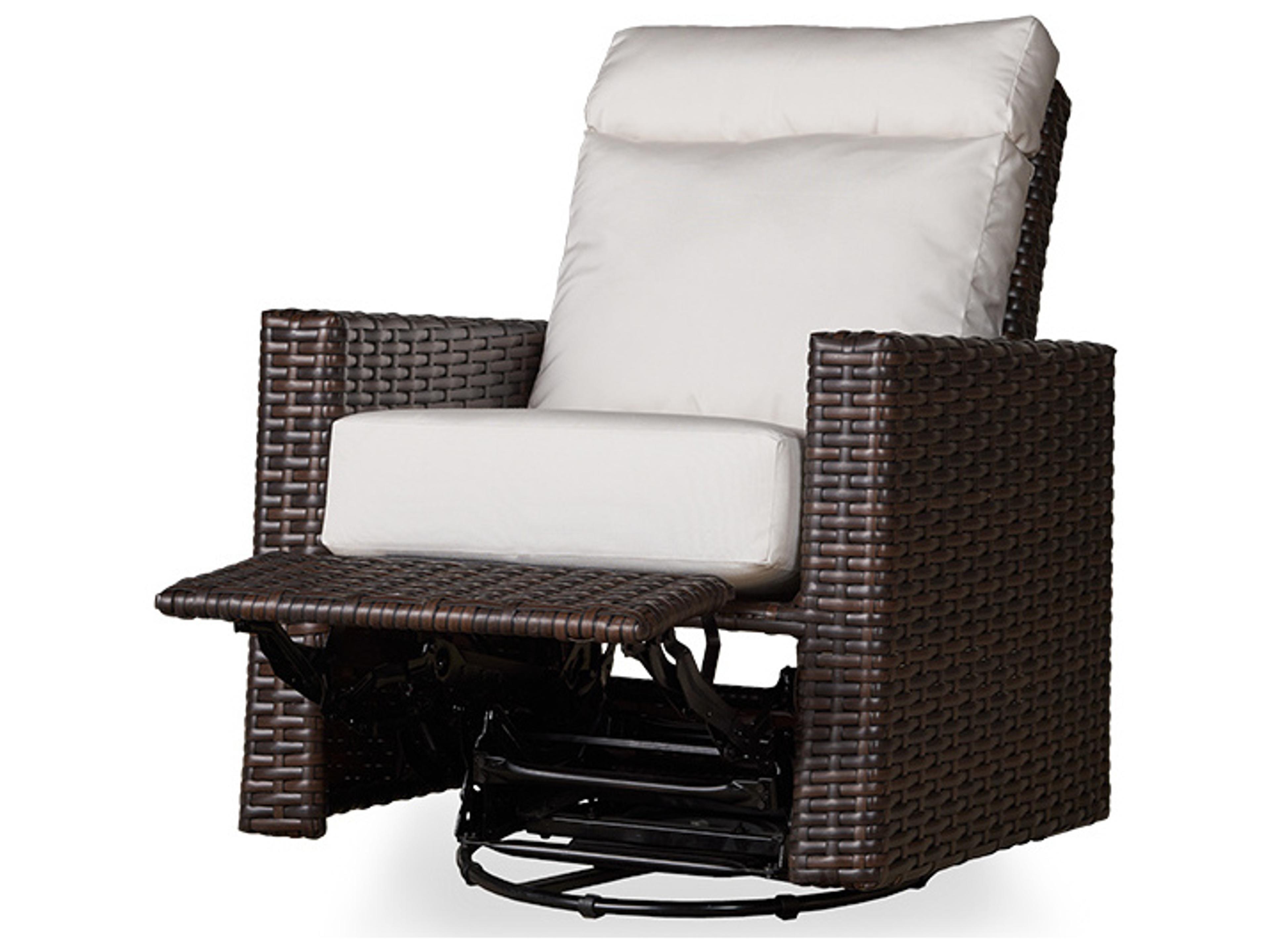 Lloyd Flanders Contempo Wicker Swivel Glider Recliner Patio Lounge Chair