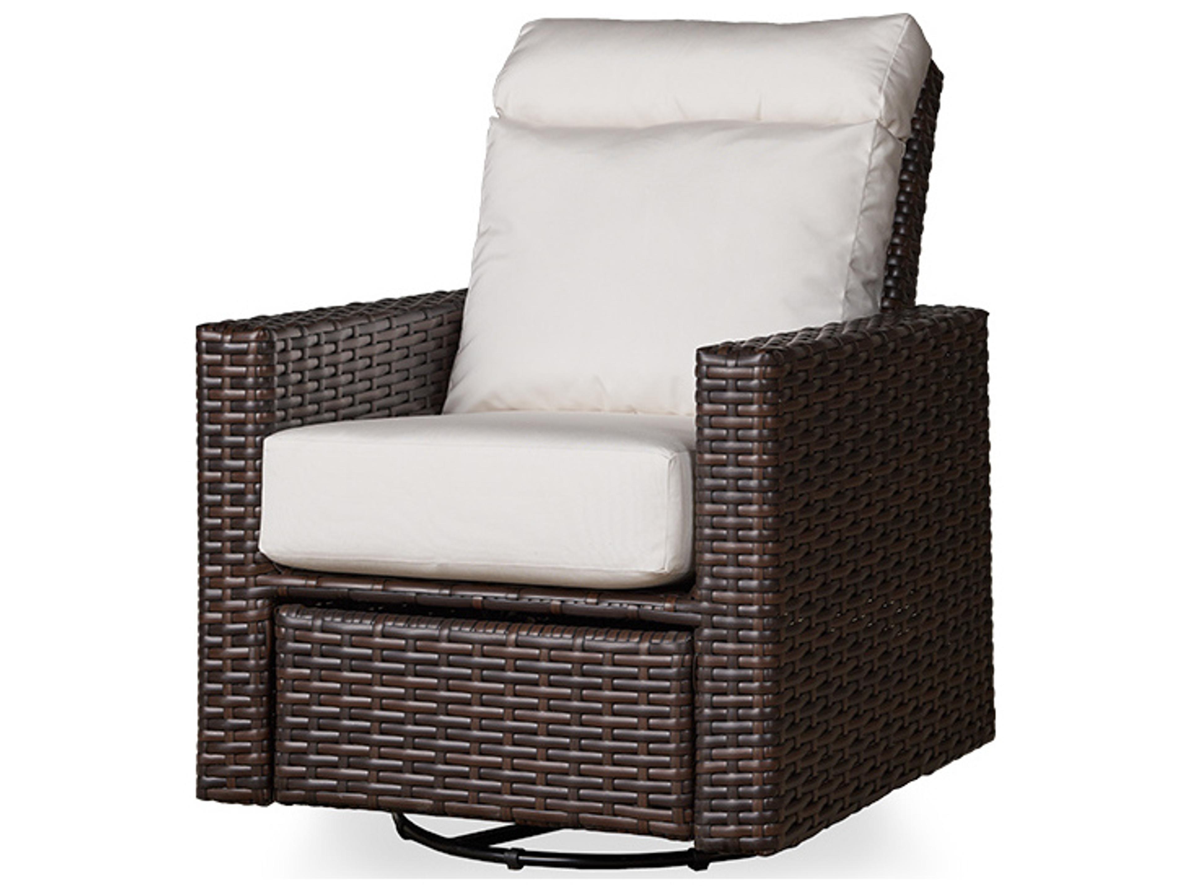 Lloyd Flanders Contempo Wicker Swivel Glider Recliner Patio Lounge Chair