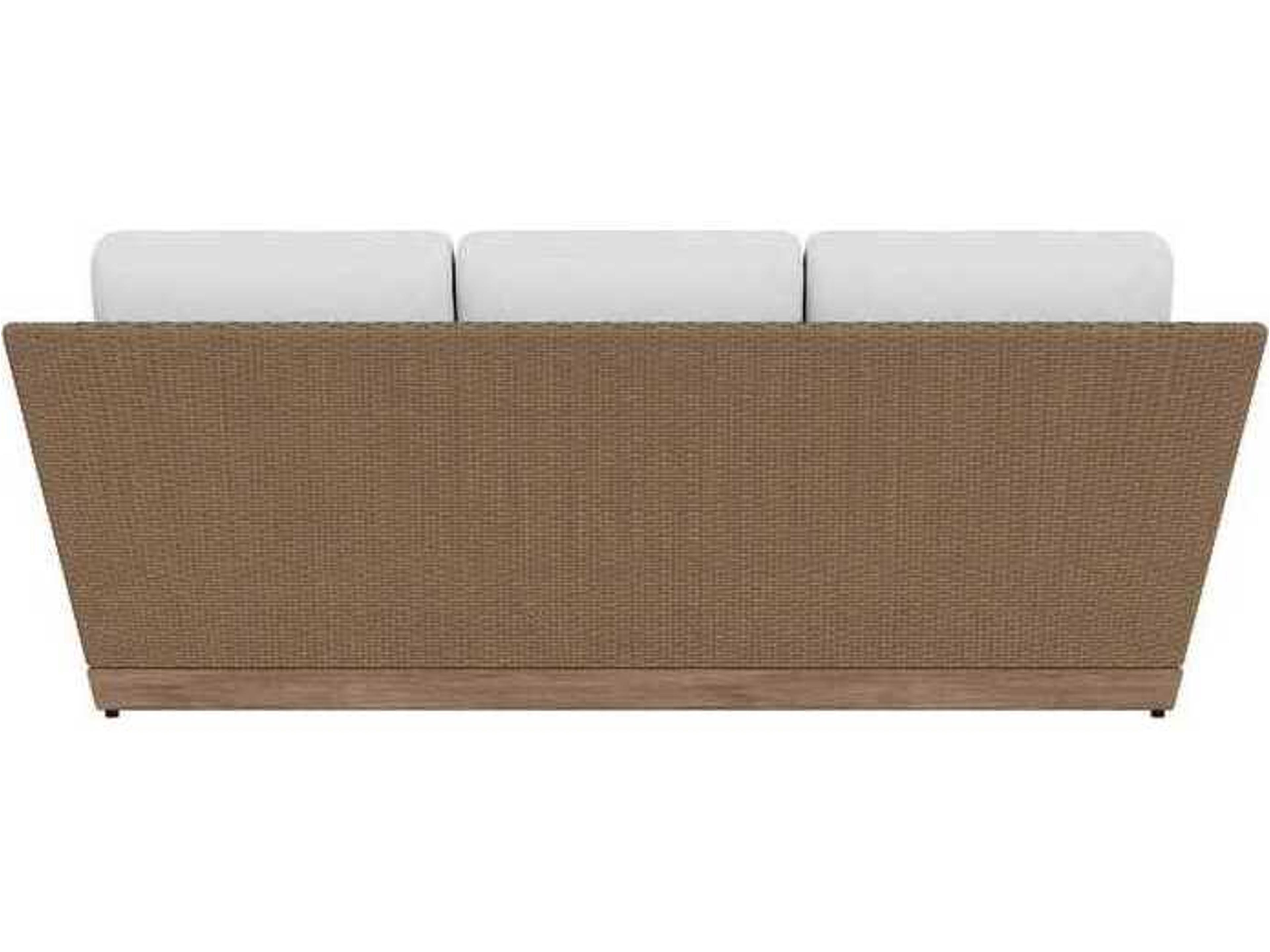 Lloyd Flanders Charisma Aluminum Wicker Sofa