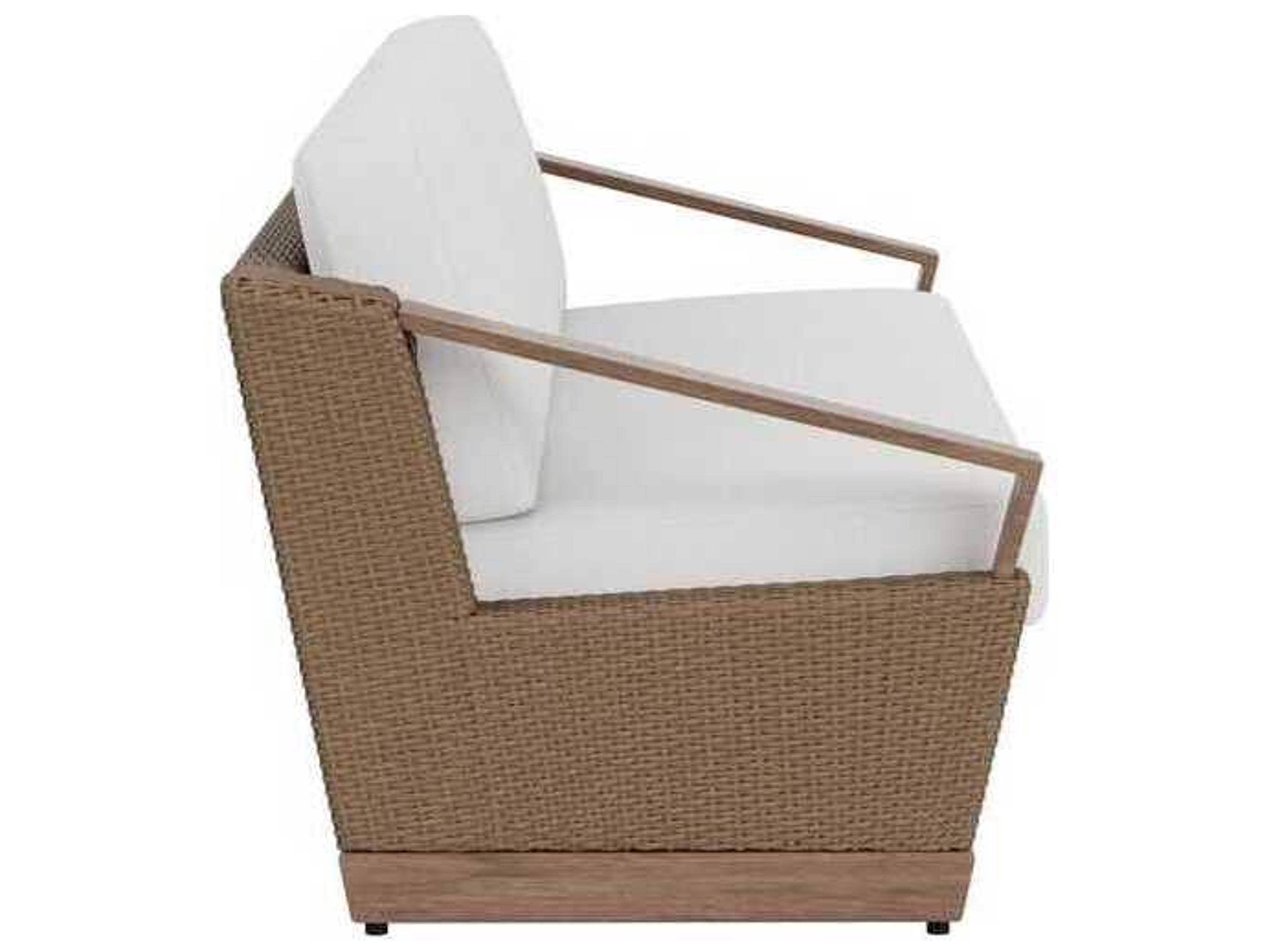 Lloyd Flanders Charisma Aluminum Wicker Sofa