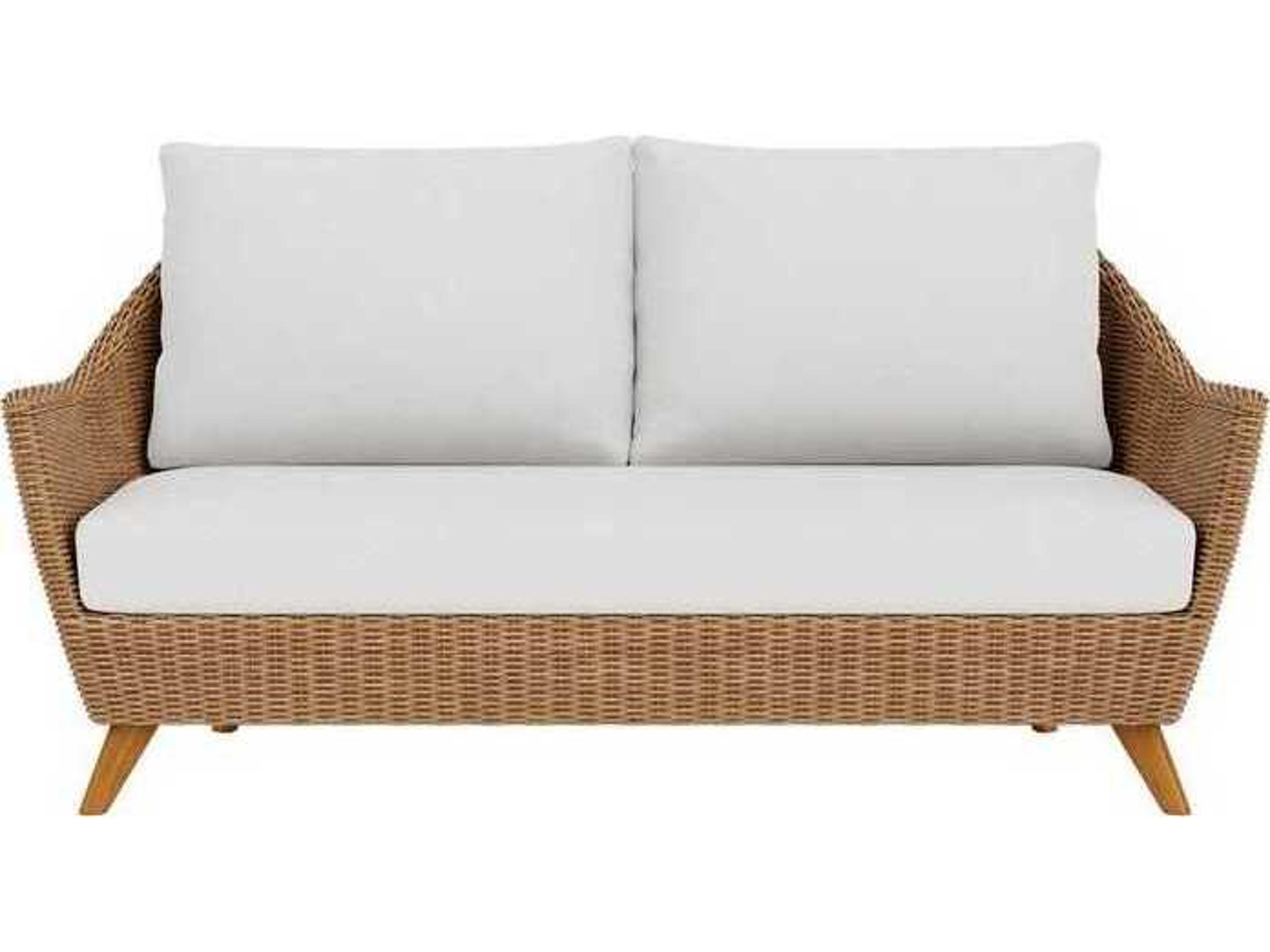 Lloyd Flanders Tobago Wicker Outdoor Loveseat