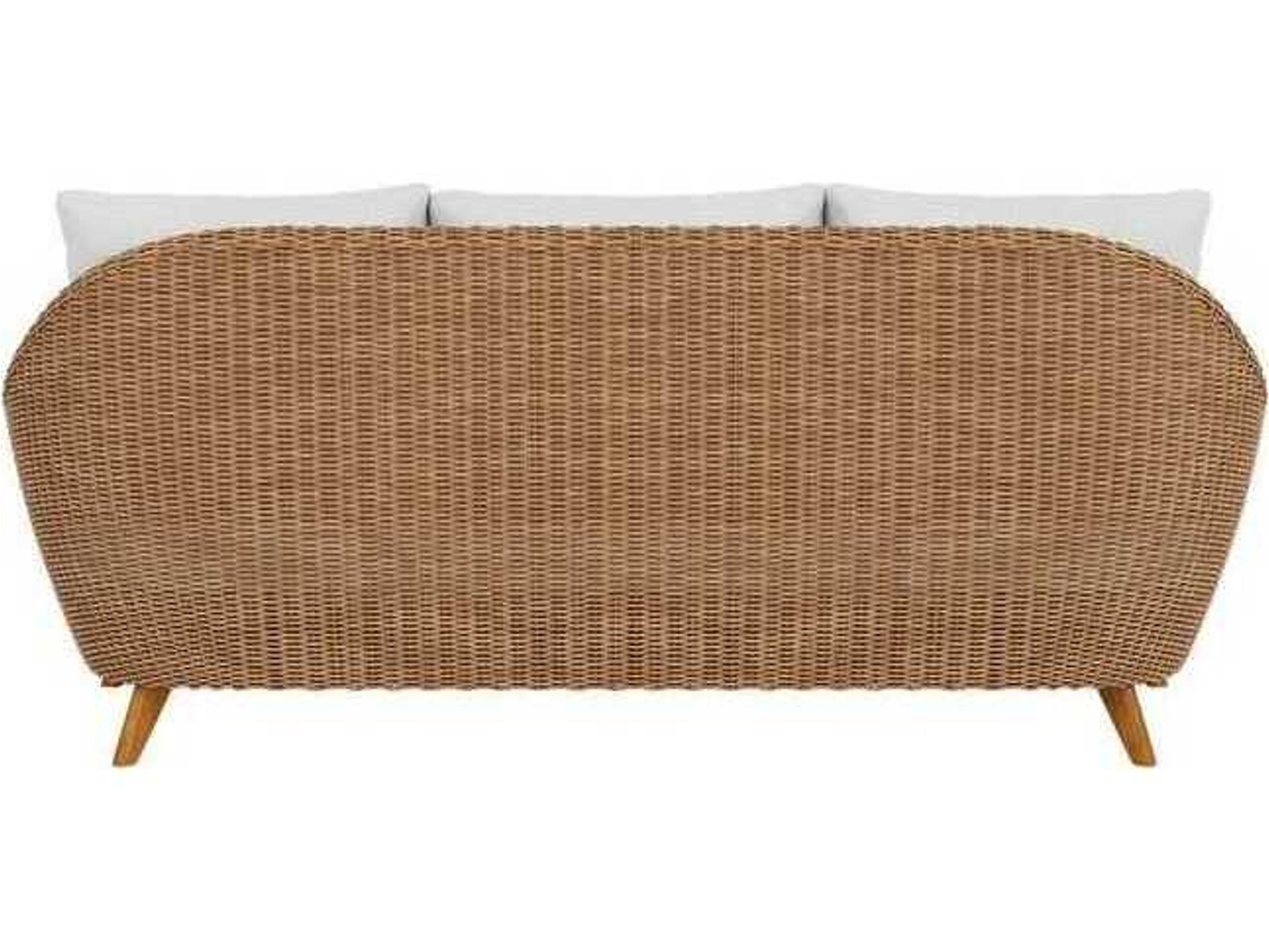 Lloyd Flanders Tobago Wicker Outdoor Patio Sofa