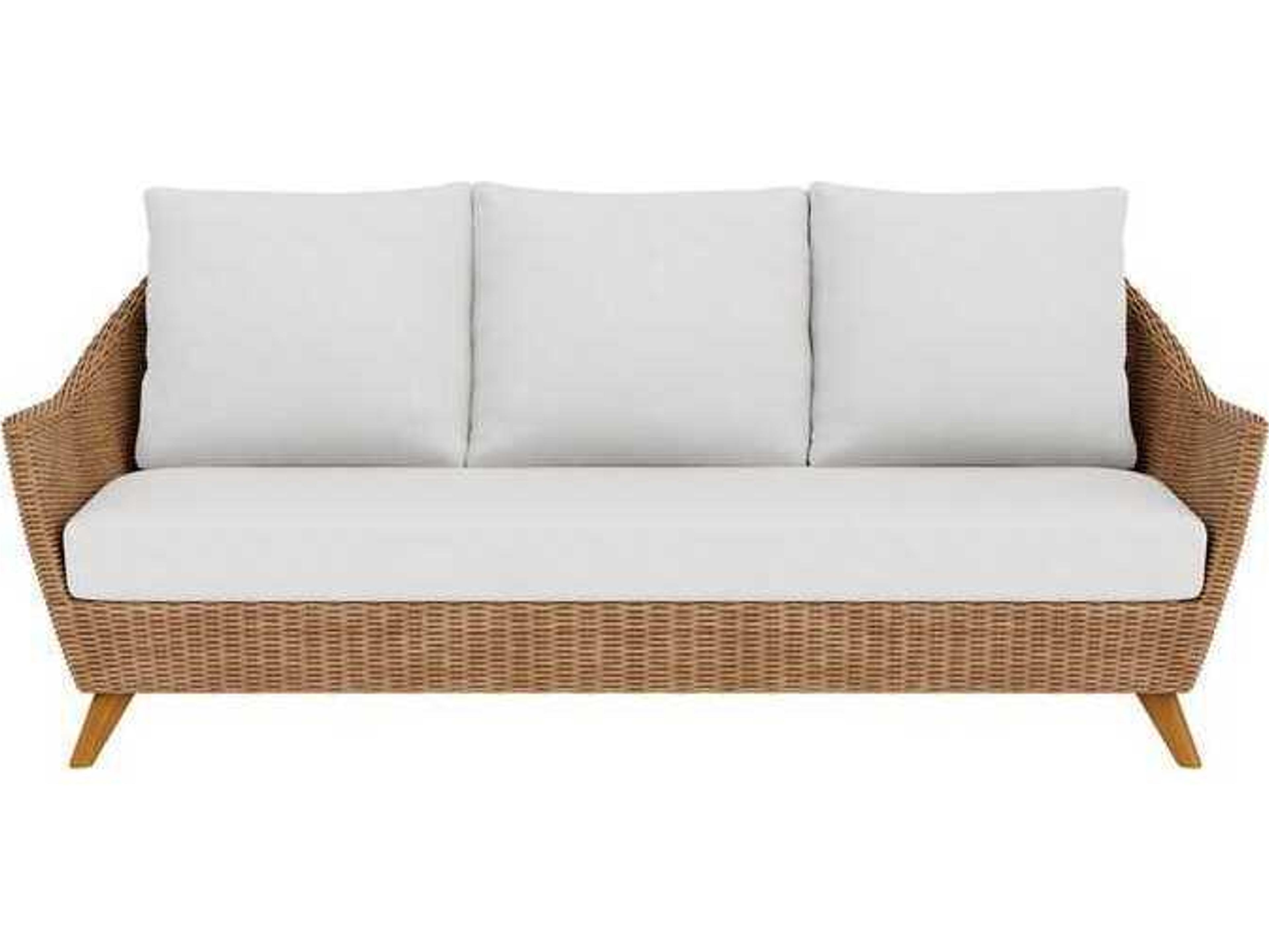 Lloyd Flanders Tobago Wicker Outdoor Patio Sofa