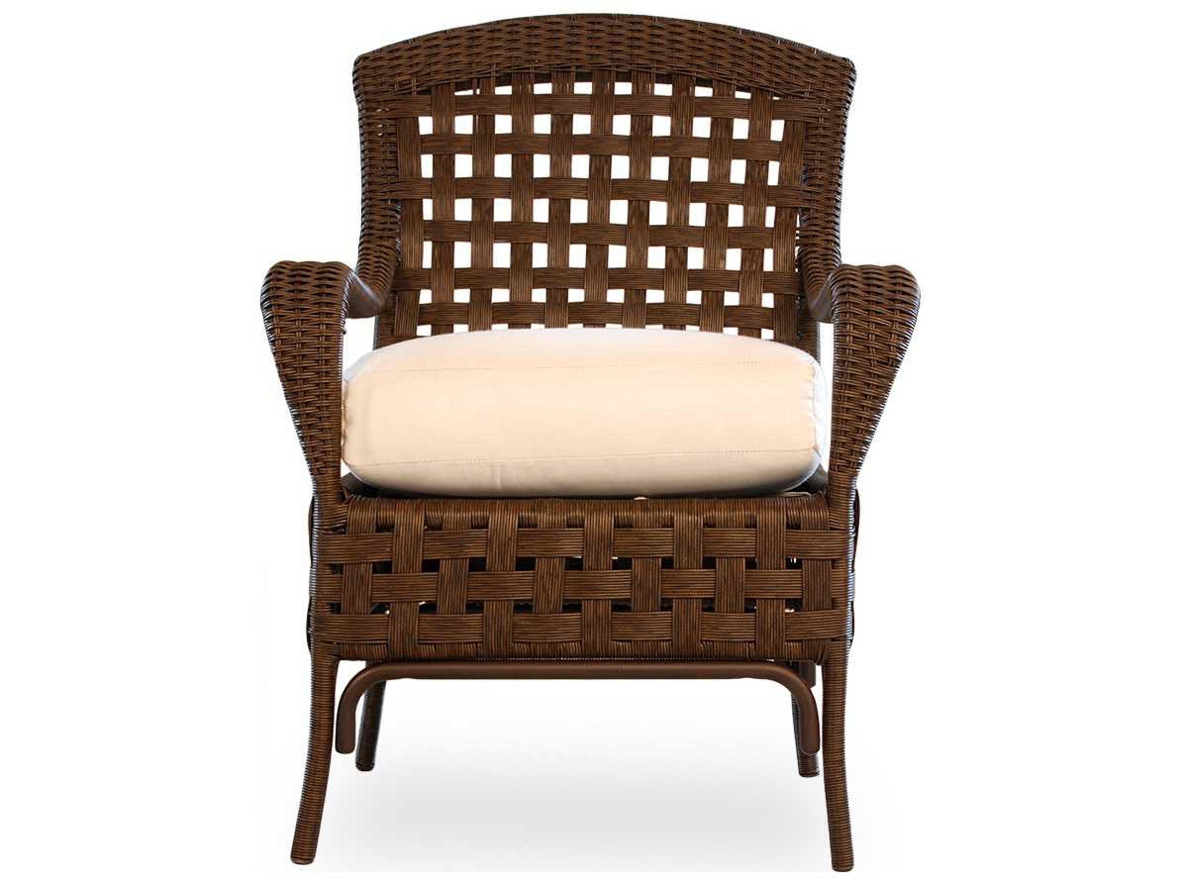 Lloyd Flanders Haven Wicker Outdoor Patio Dining Arm Chair