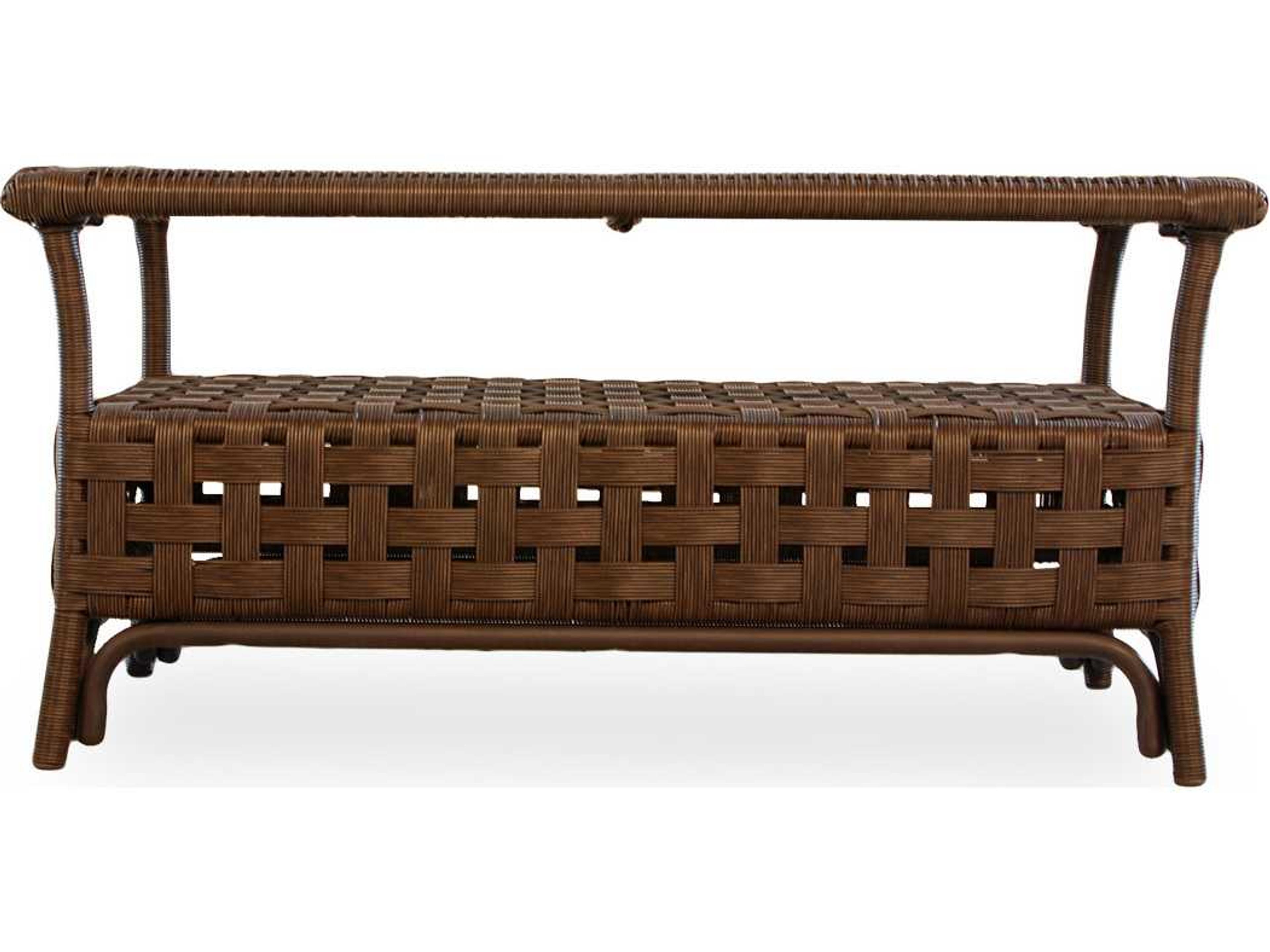 Lloyd Flanders Haven Wicker Rectangular Outdoor Coffee Table