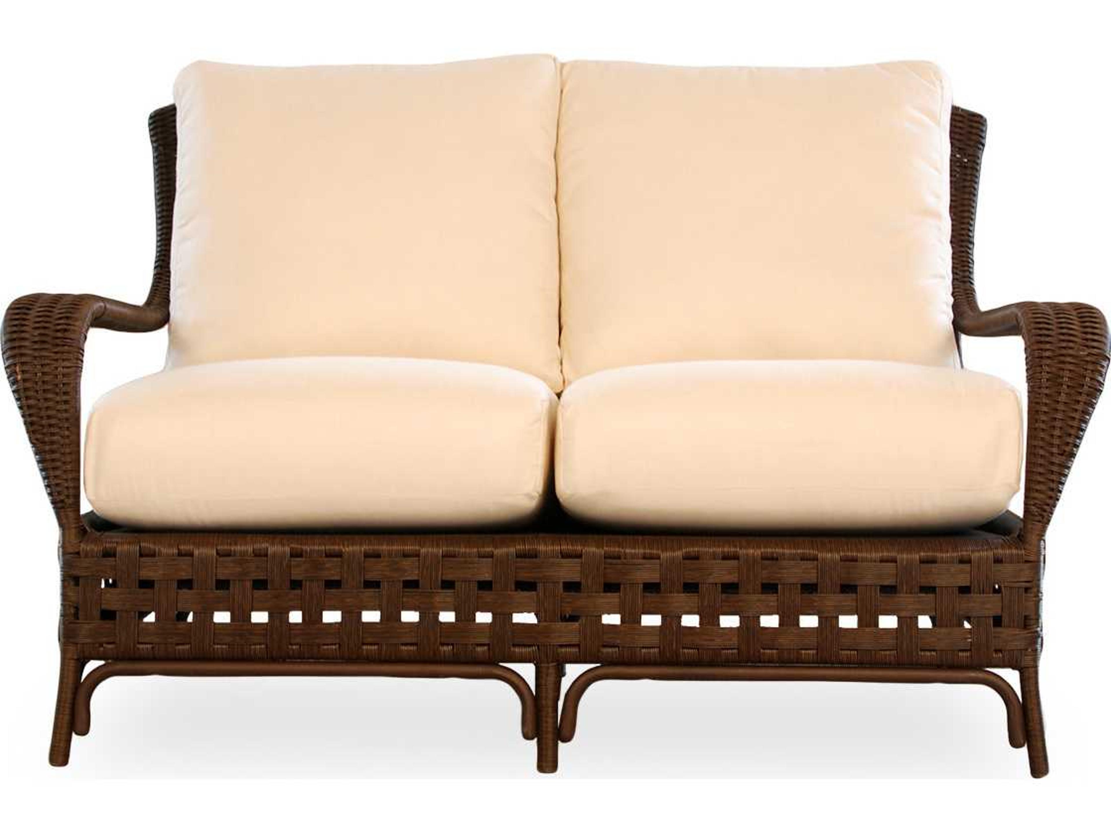Lloyd Flanders Haven Wicker Outdoor Patio Loveseat