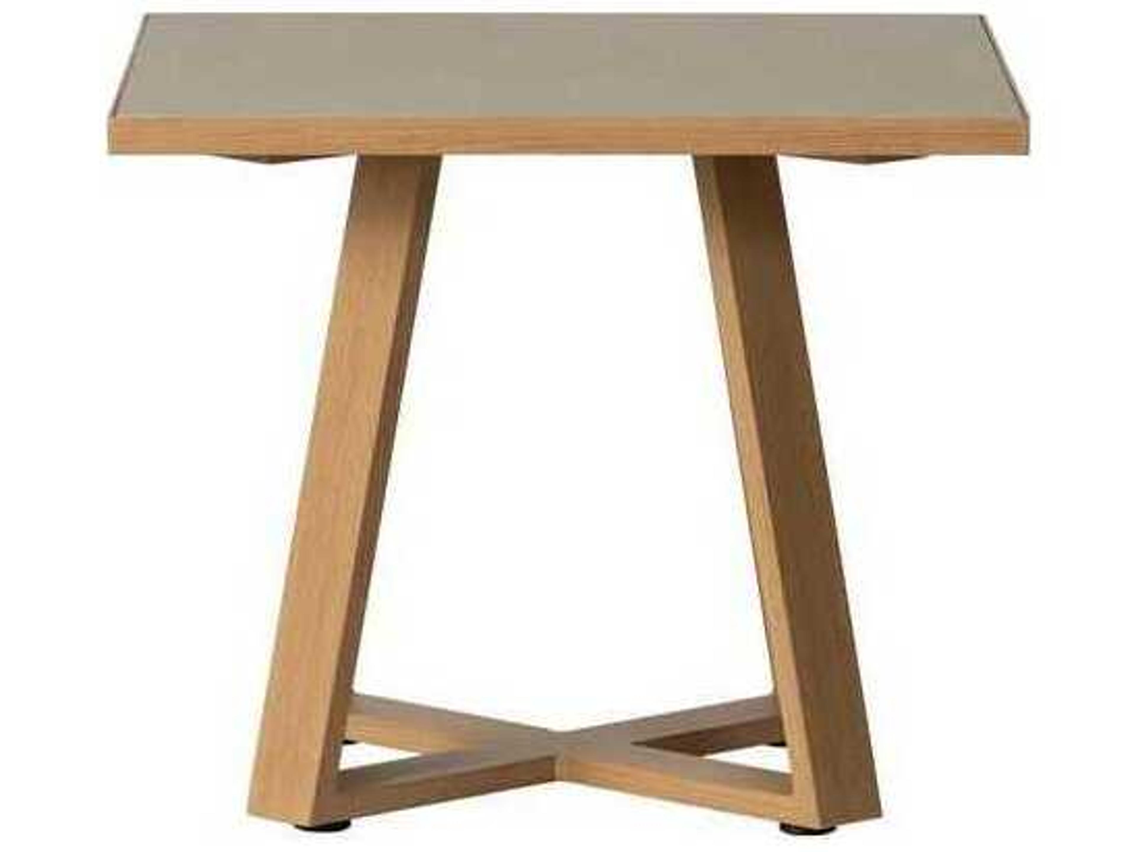 Lloyd Flanders Pursuit Aluminum Square End Table