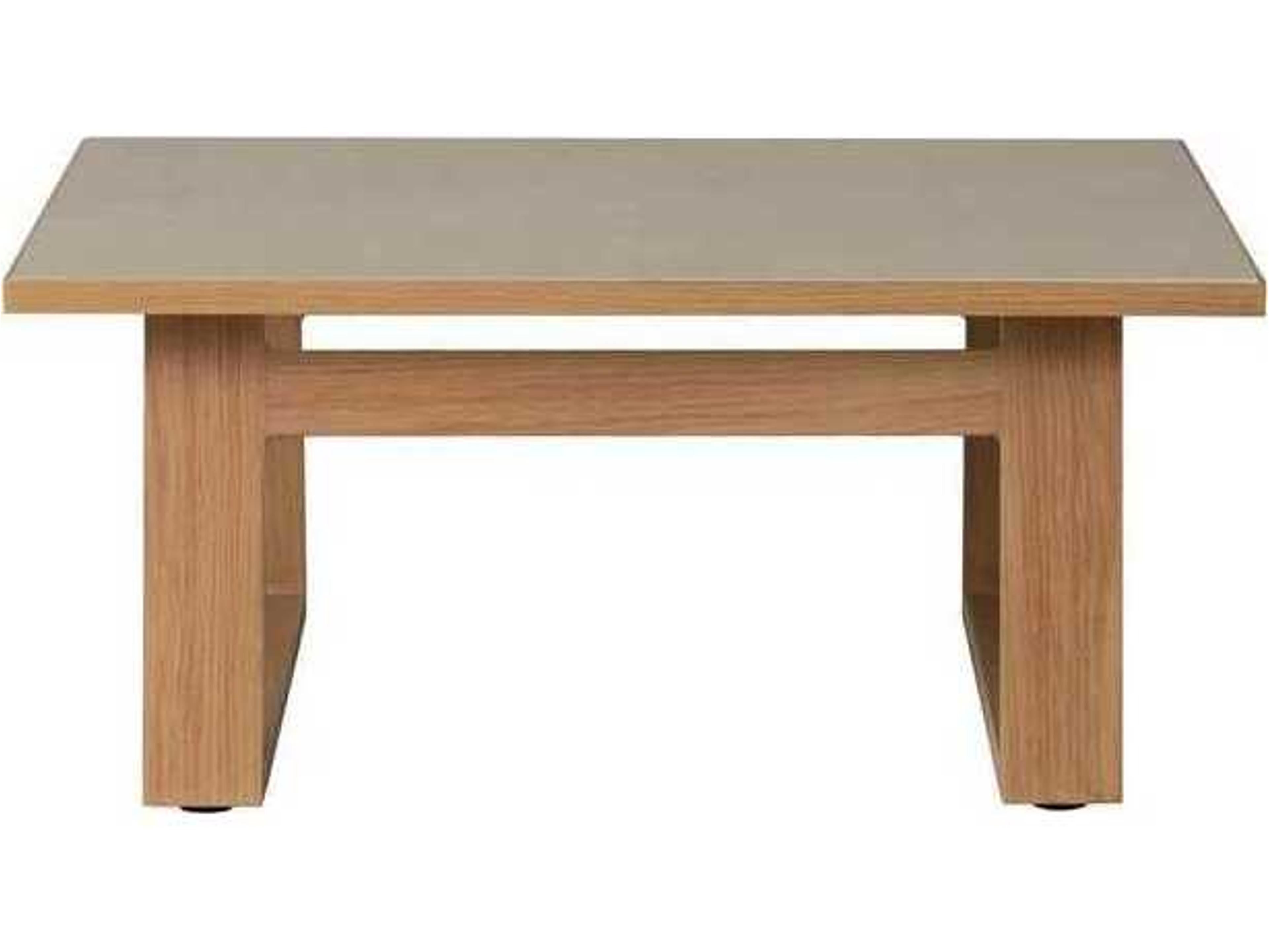 Lloyd Flanders Pursuit Aluminum Square Coffee Table