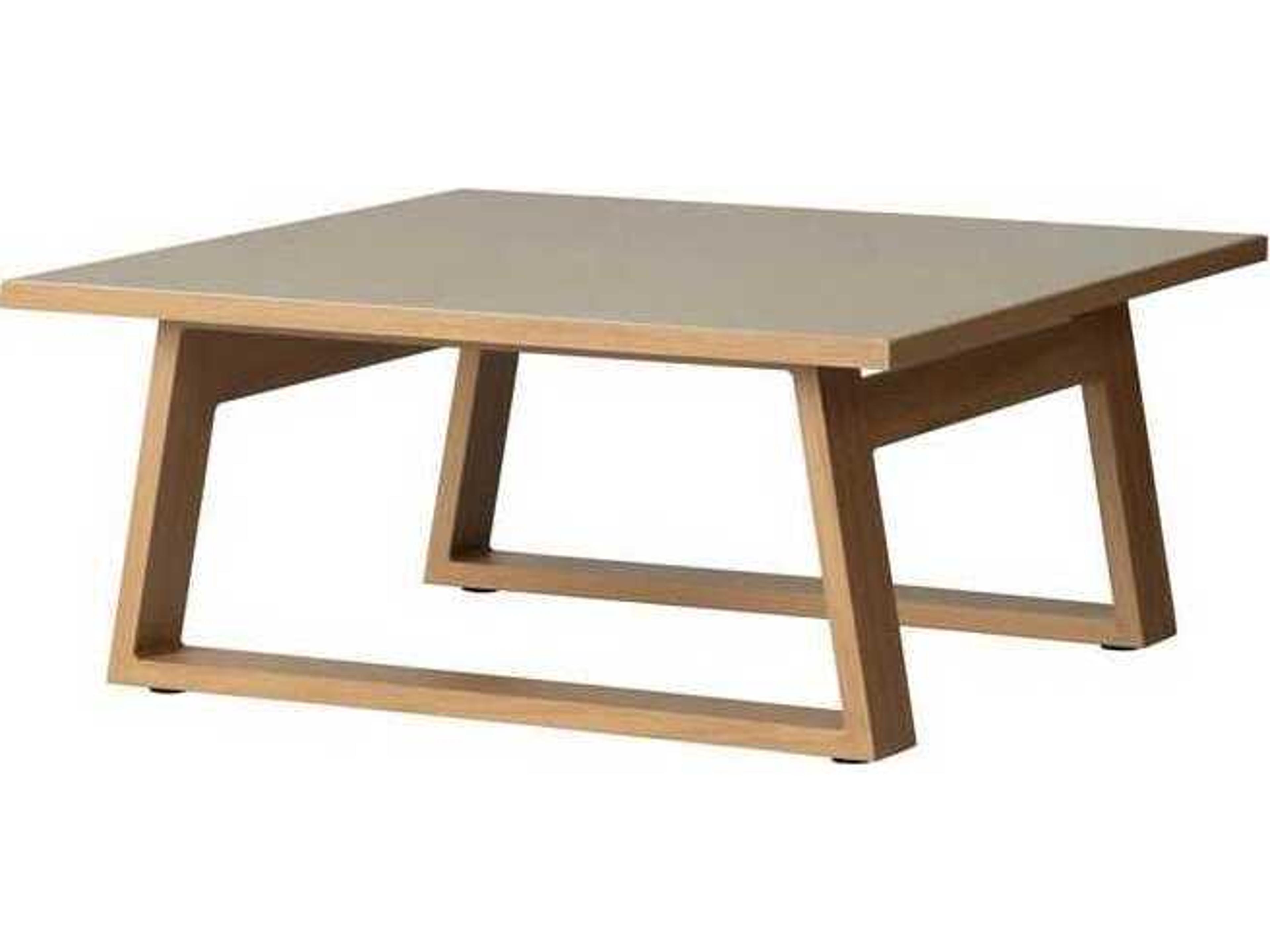 Lloyd Flanders Pursuit Aluminum Square Coffee Table