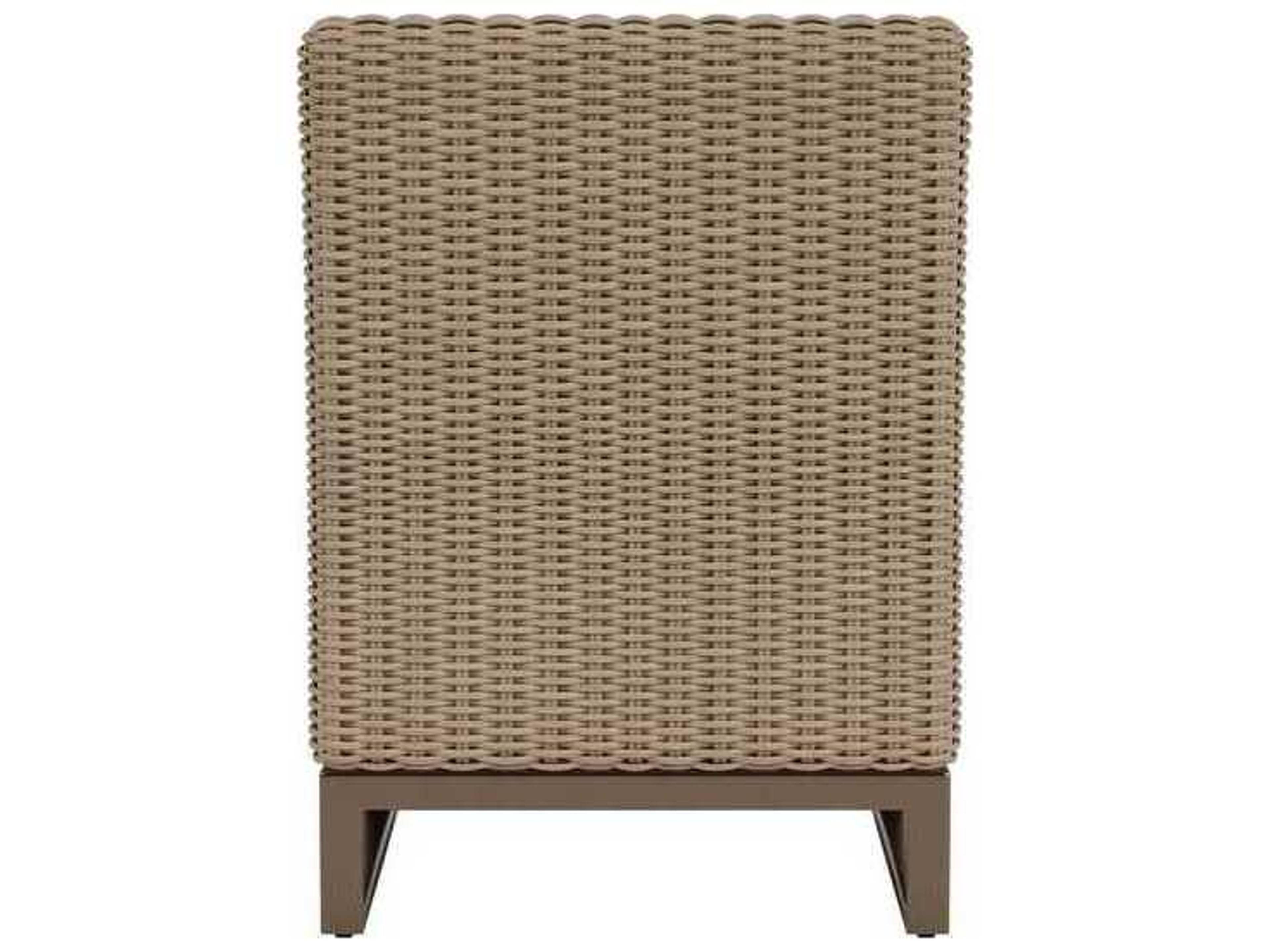 Lloyd Flanders Milan Wicker Outdoor Dining Arm Chair