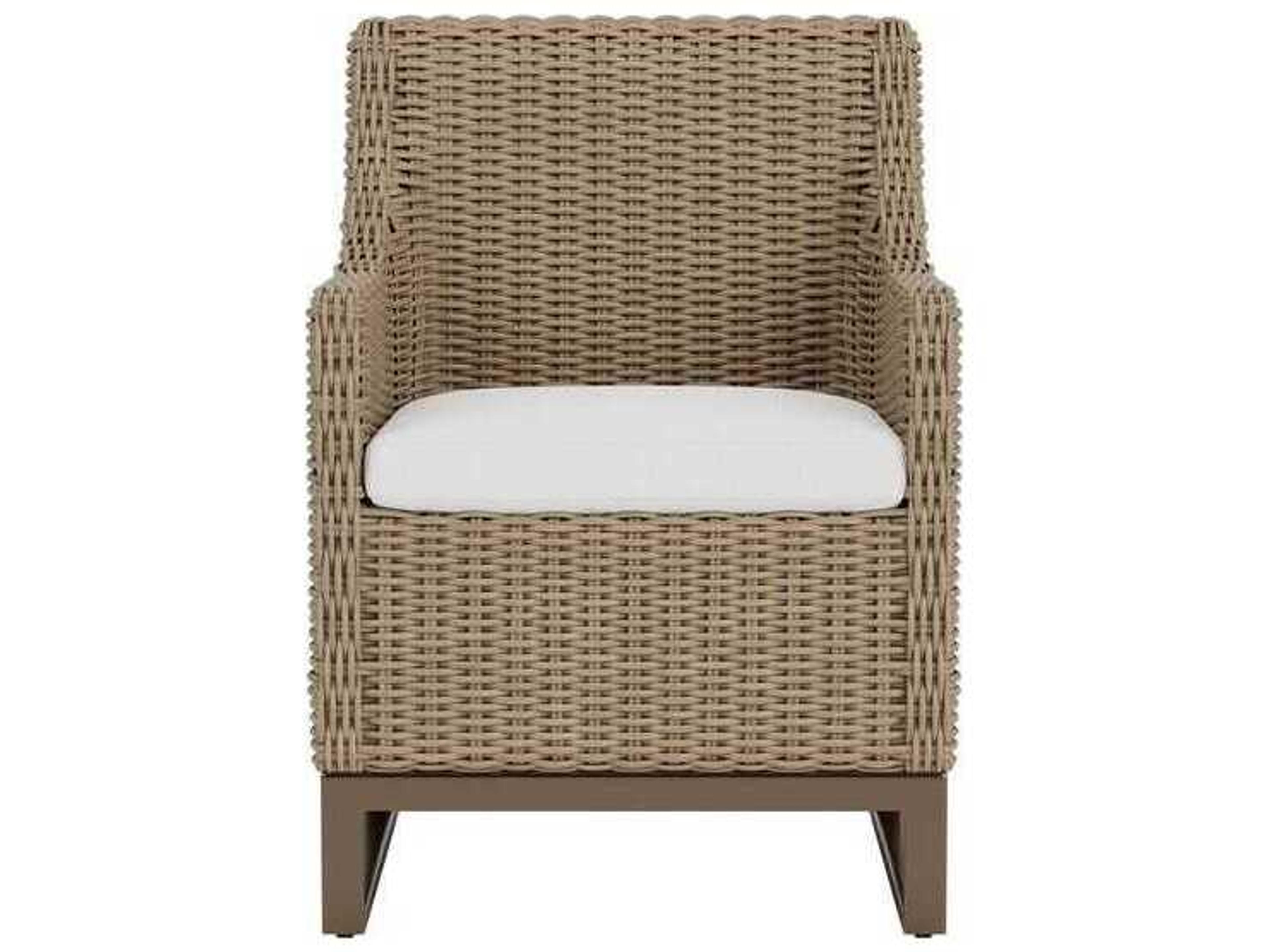 Lloyd Flanders Milan Wicker Outdoor Dining Arm Chair