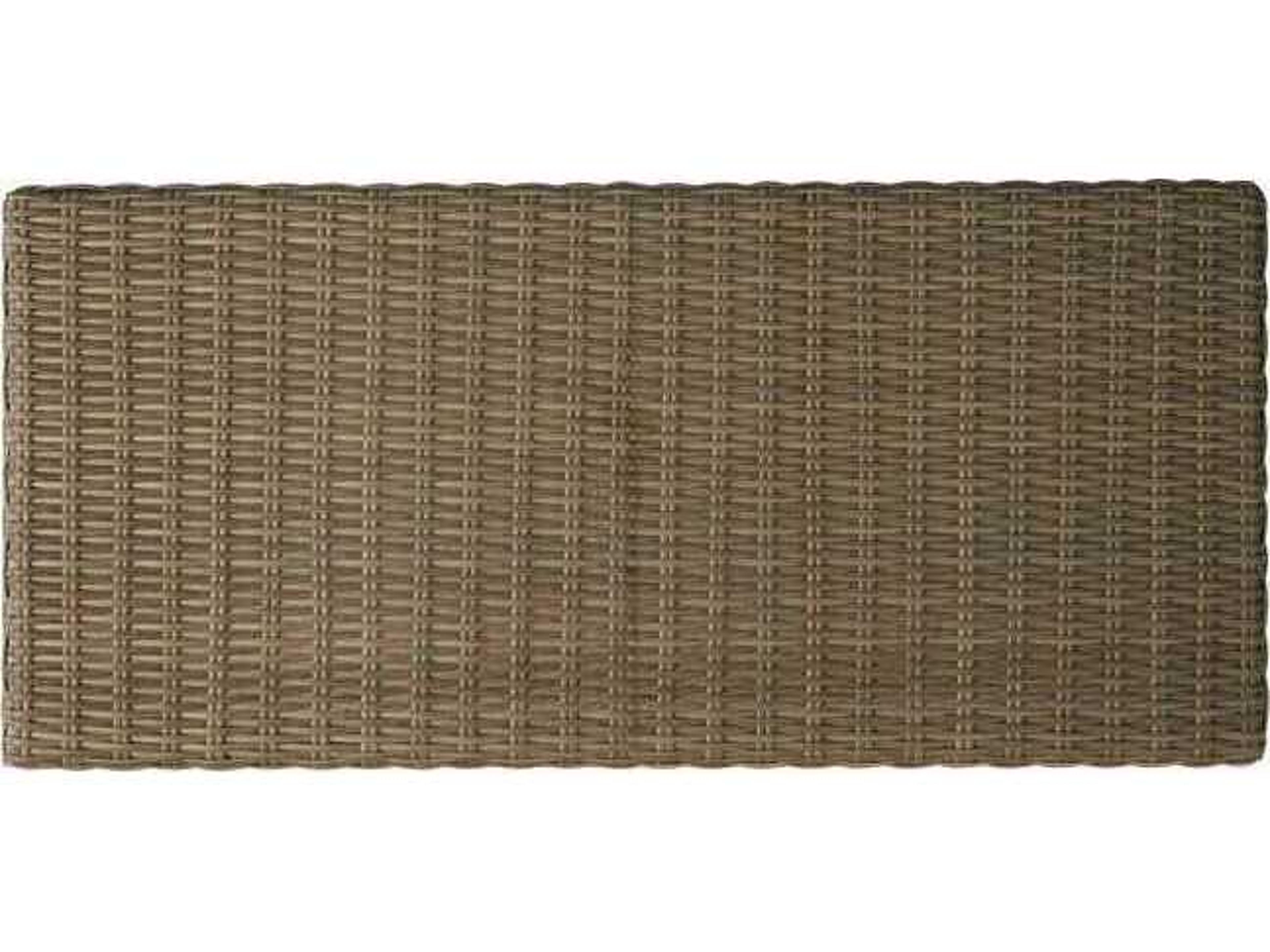 Lloyd Flanders Milan Wicker Rectangular Outdoor Patio Coffee Table