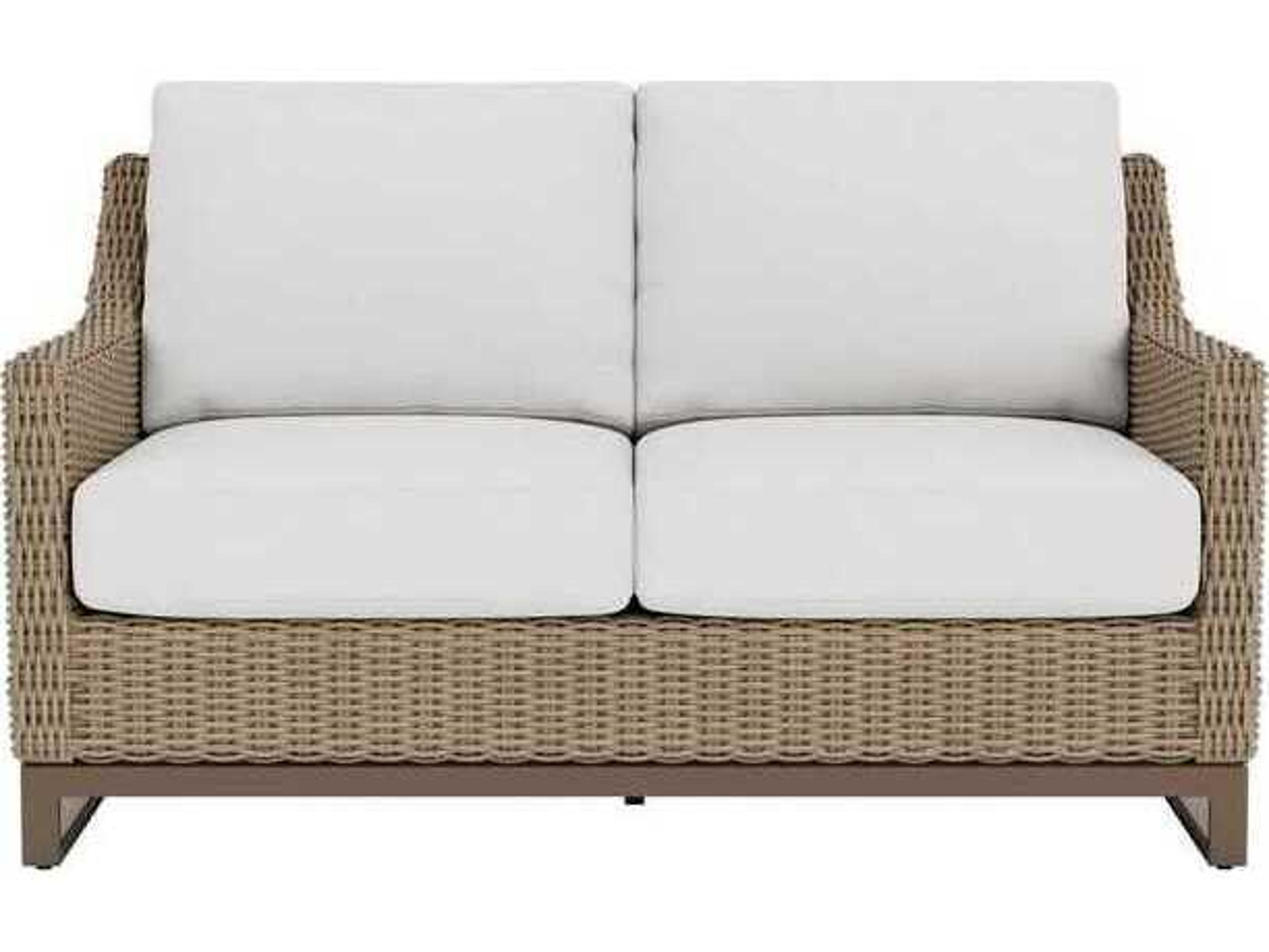 Lloyd Flanders Milan Wicker Patio Loveseat