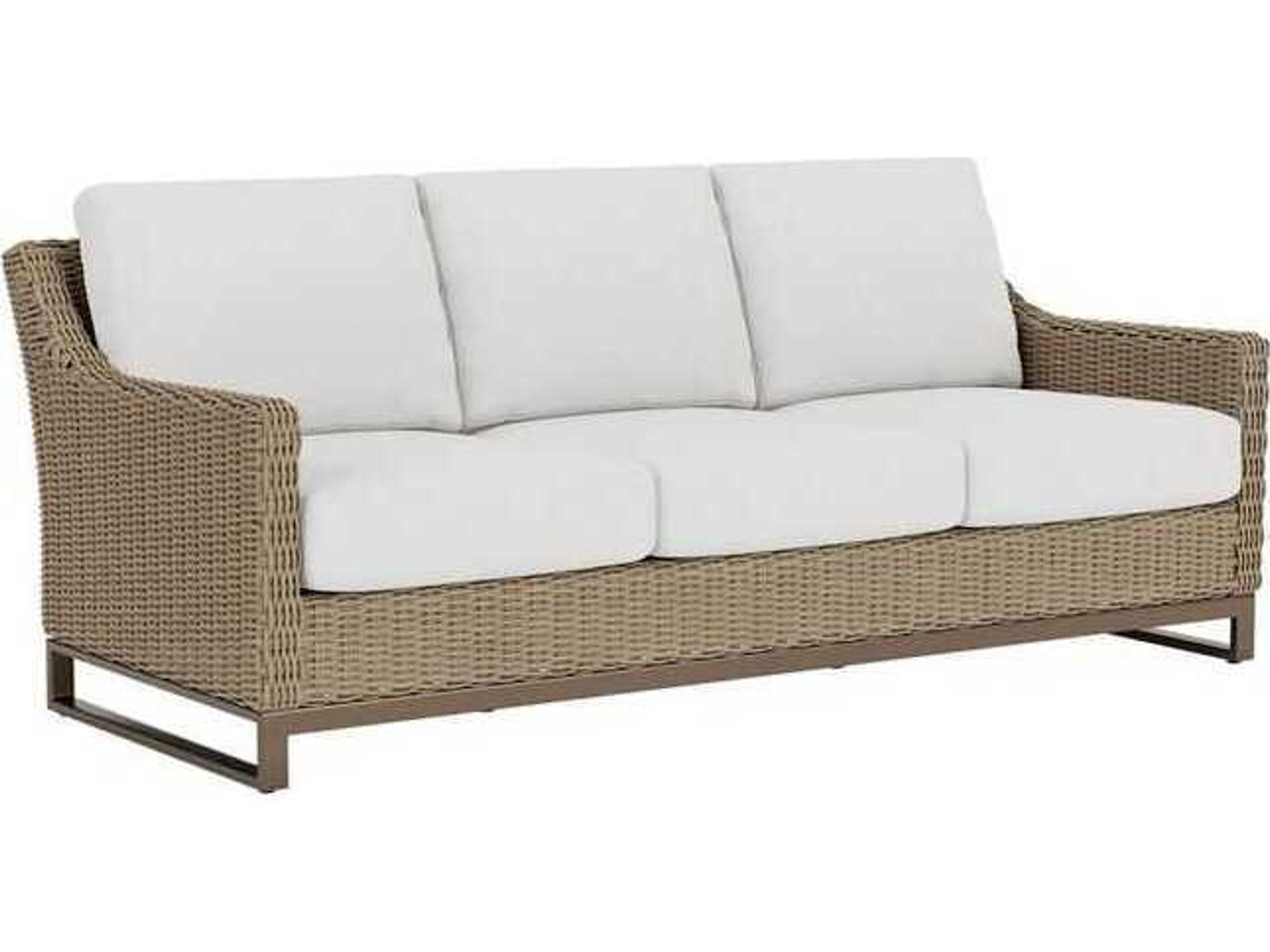 Milan Sofa Modern Woven Vinyl
