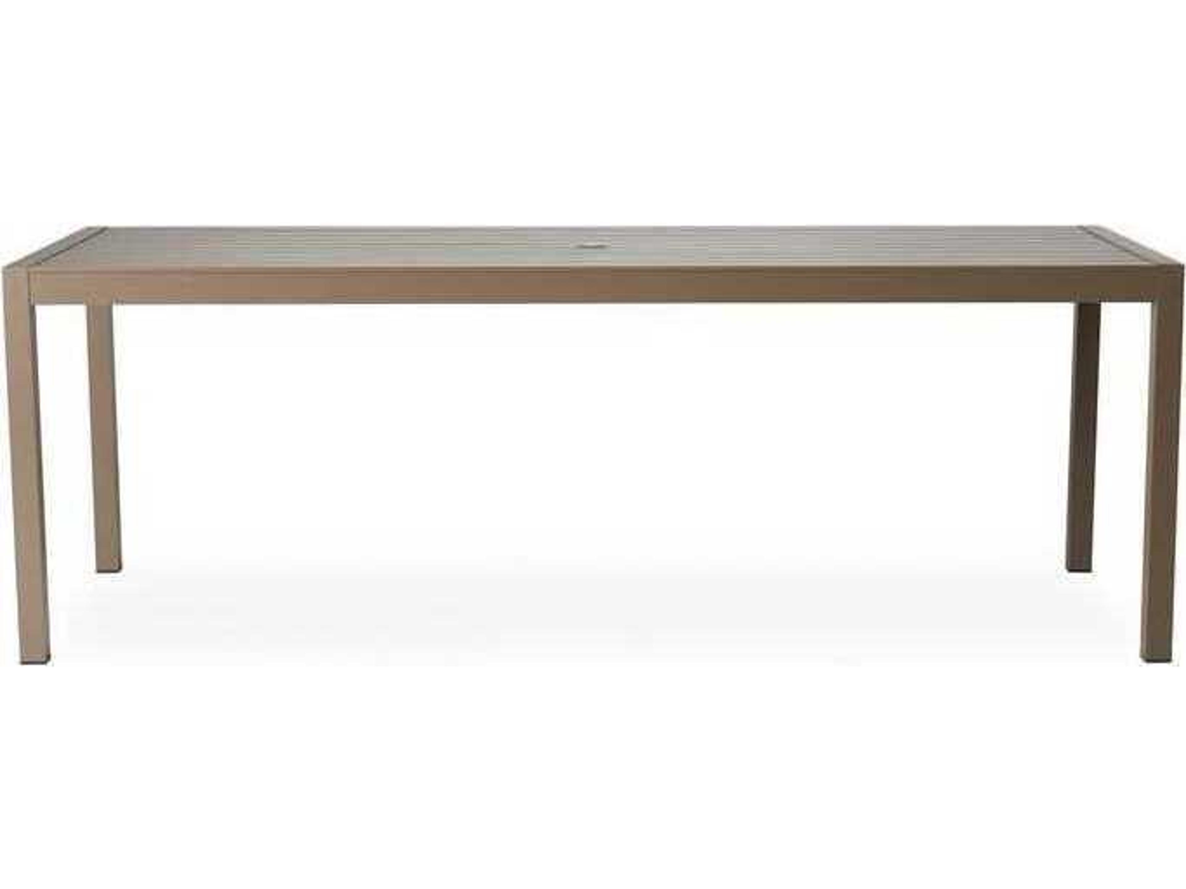 Lloyd Flanders Milan Aluminum Rectangular Patio Dining Table