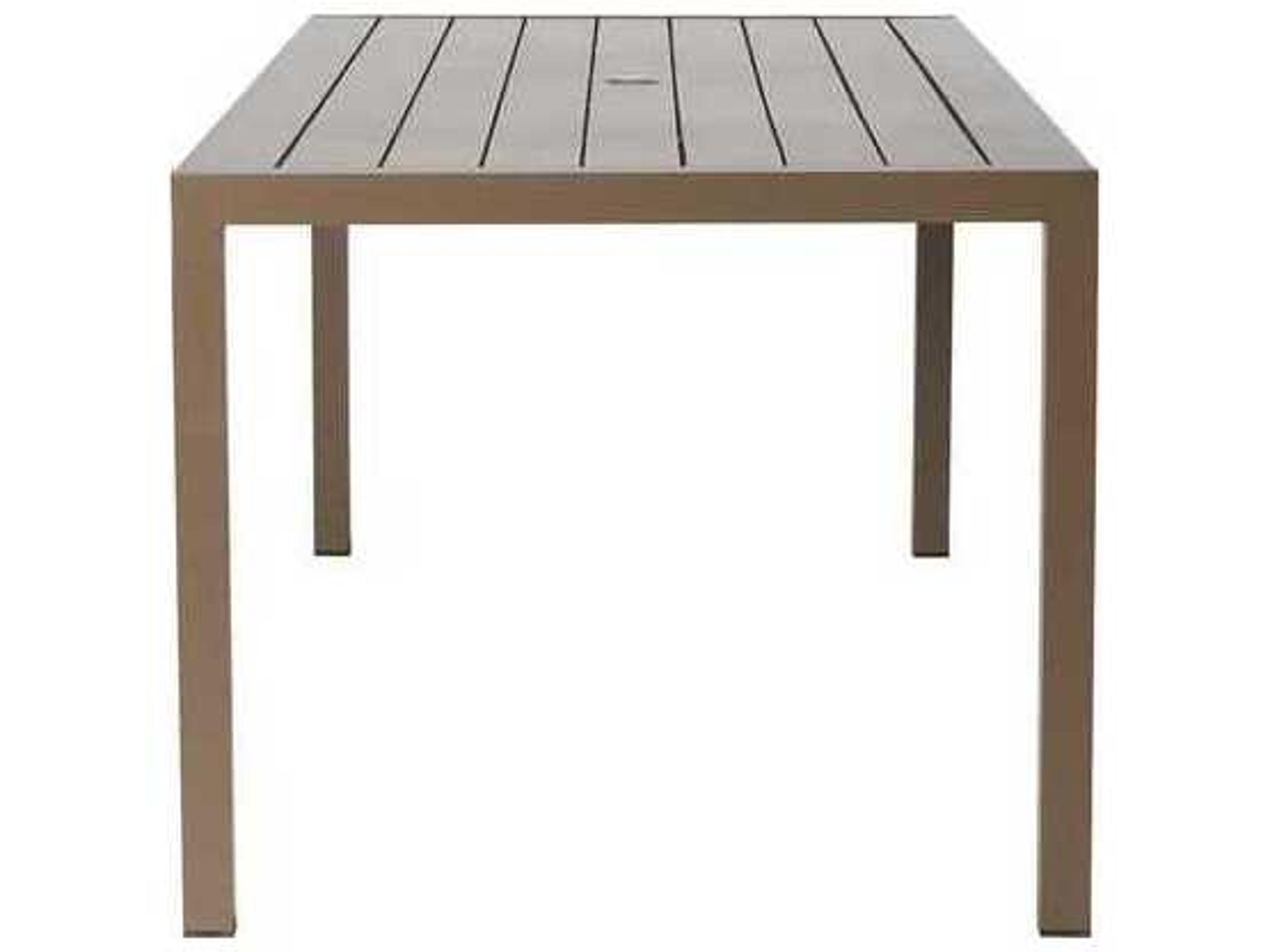 Lloyd Flanders Milan Aluminum Rectangular Patio Dining Table