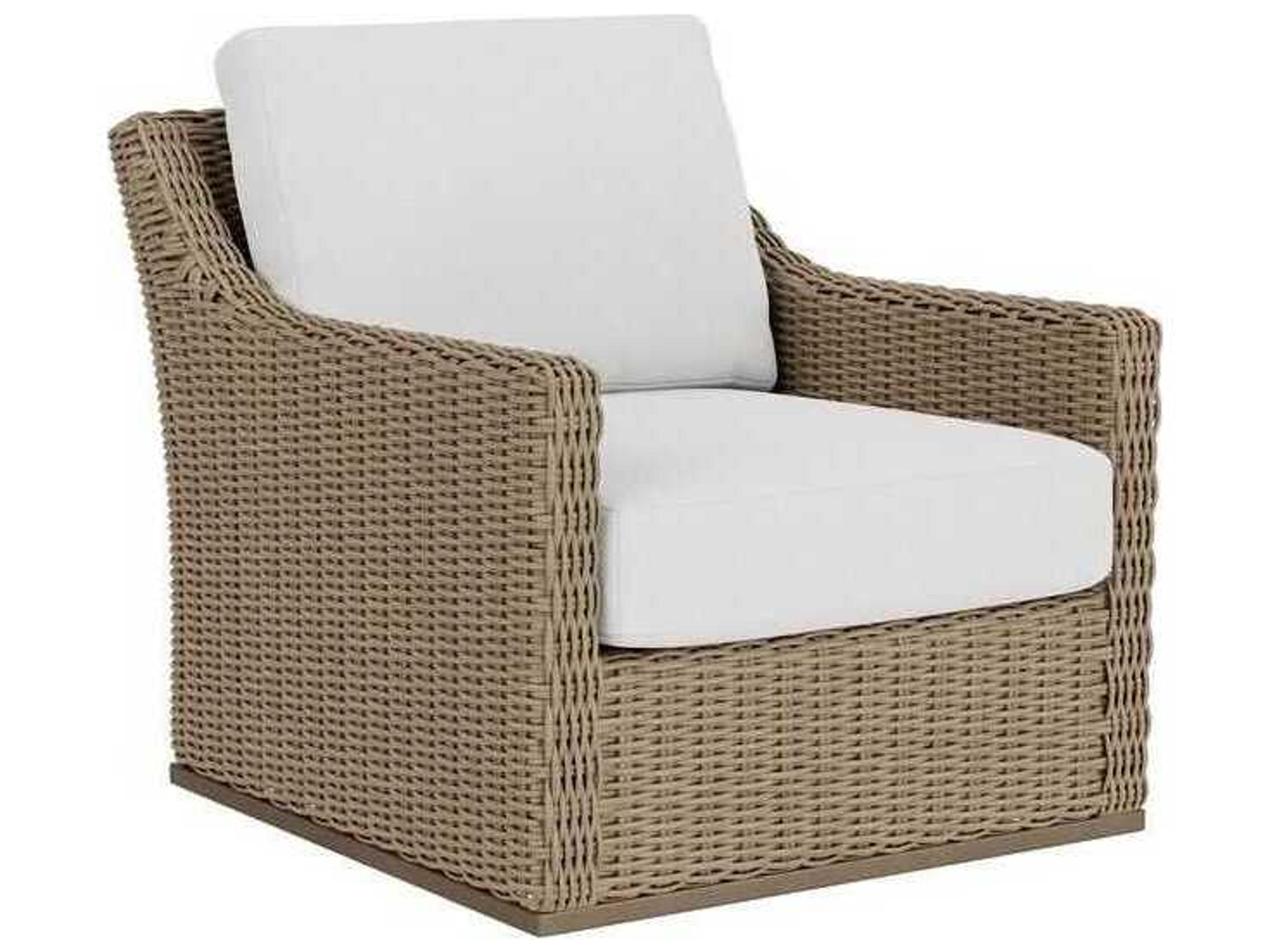 Milan Swivel Glider Lounge Chair Modern Outdoor