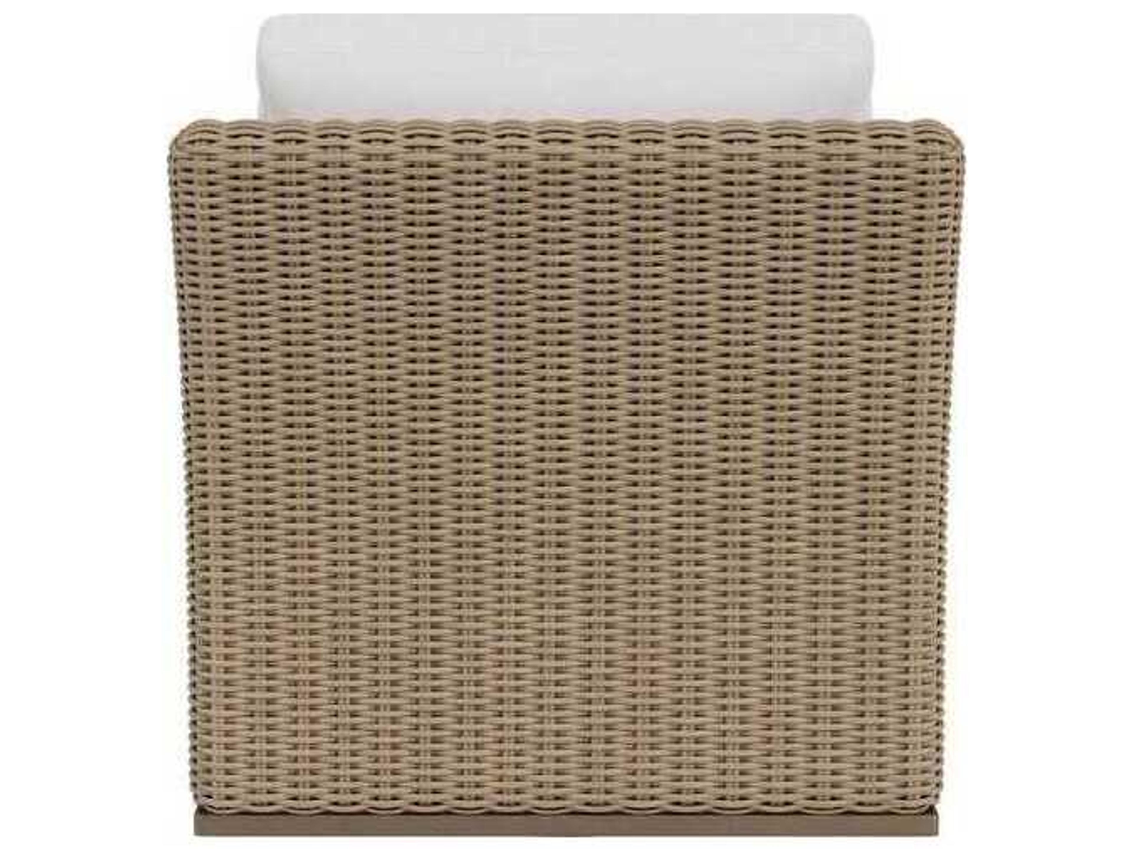 Lloyd Flanders Milan Wicker Swivel Glider Outdoor Patio Lounge Chair