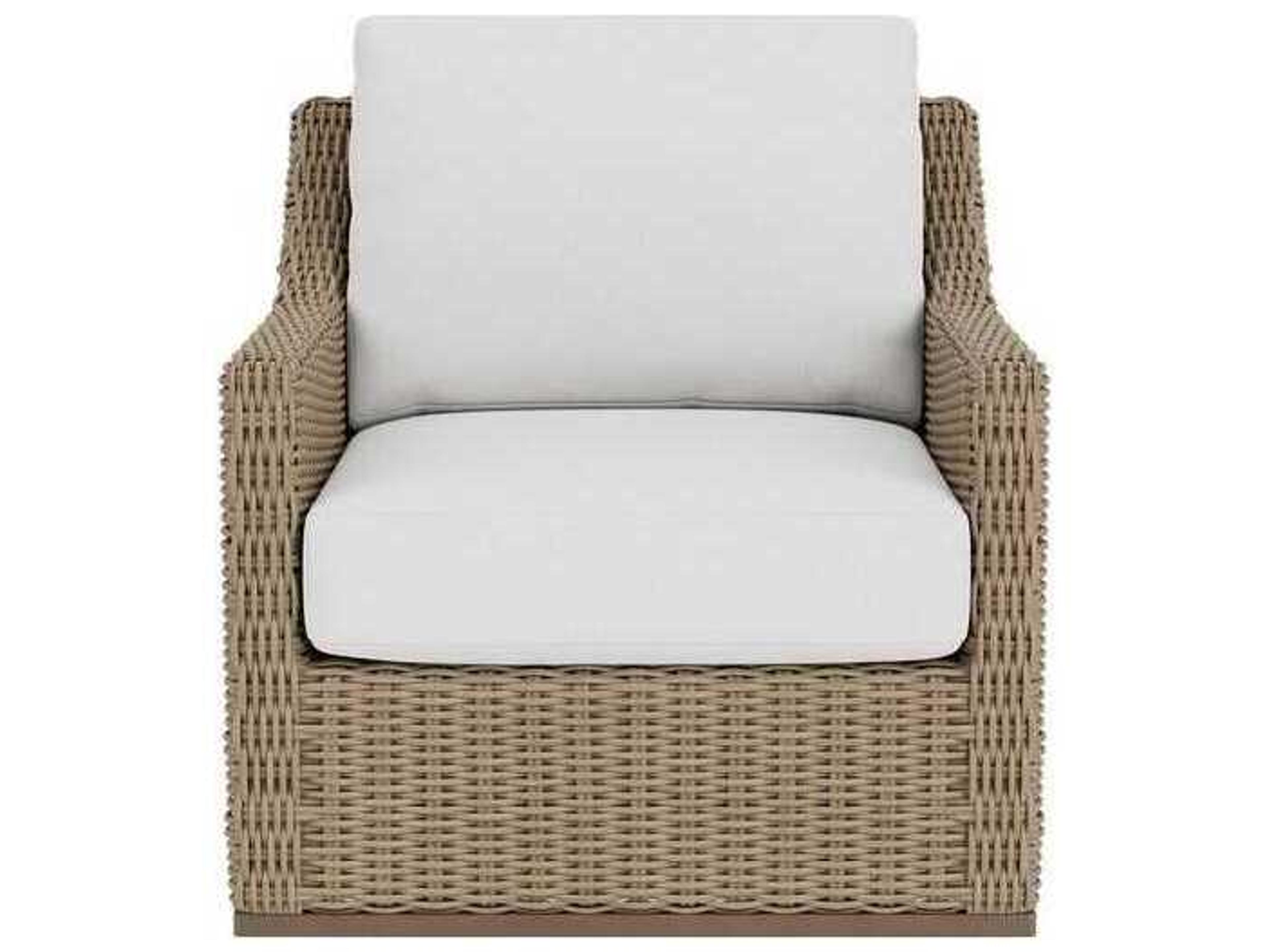 Lloyd Flanders Milan Wicker Swivel Glider Outdoor Patio Lounge Chair