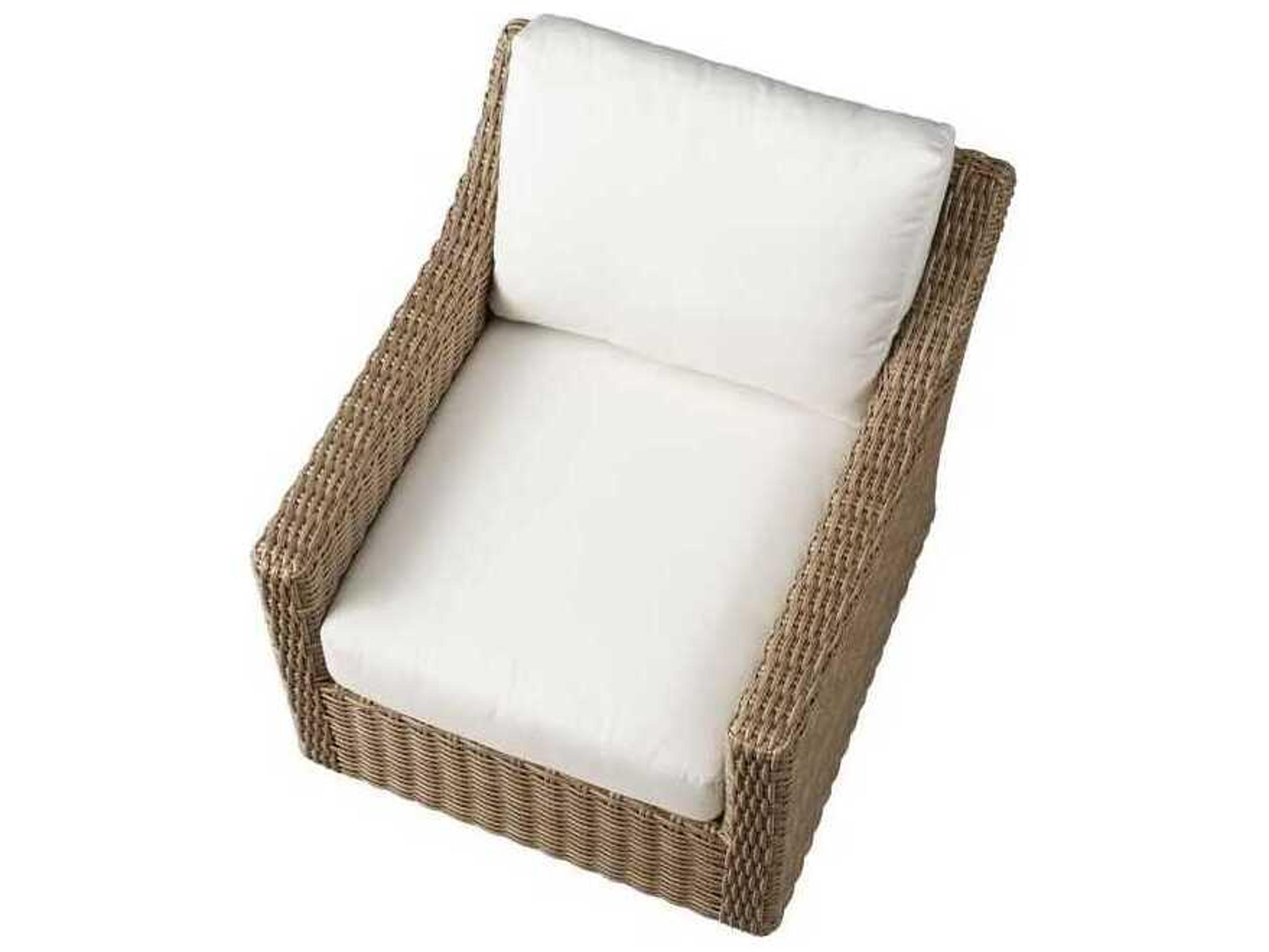 Lloyd Flanders Milan Wicker Swivel Glider Outdoor Patio Lounge Chair