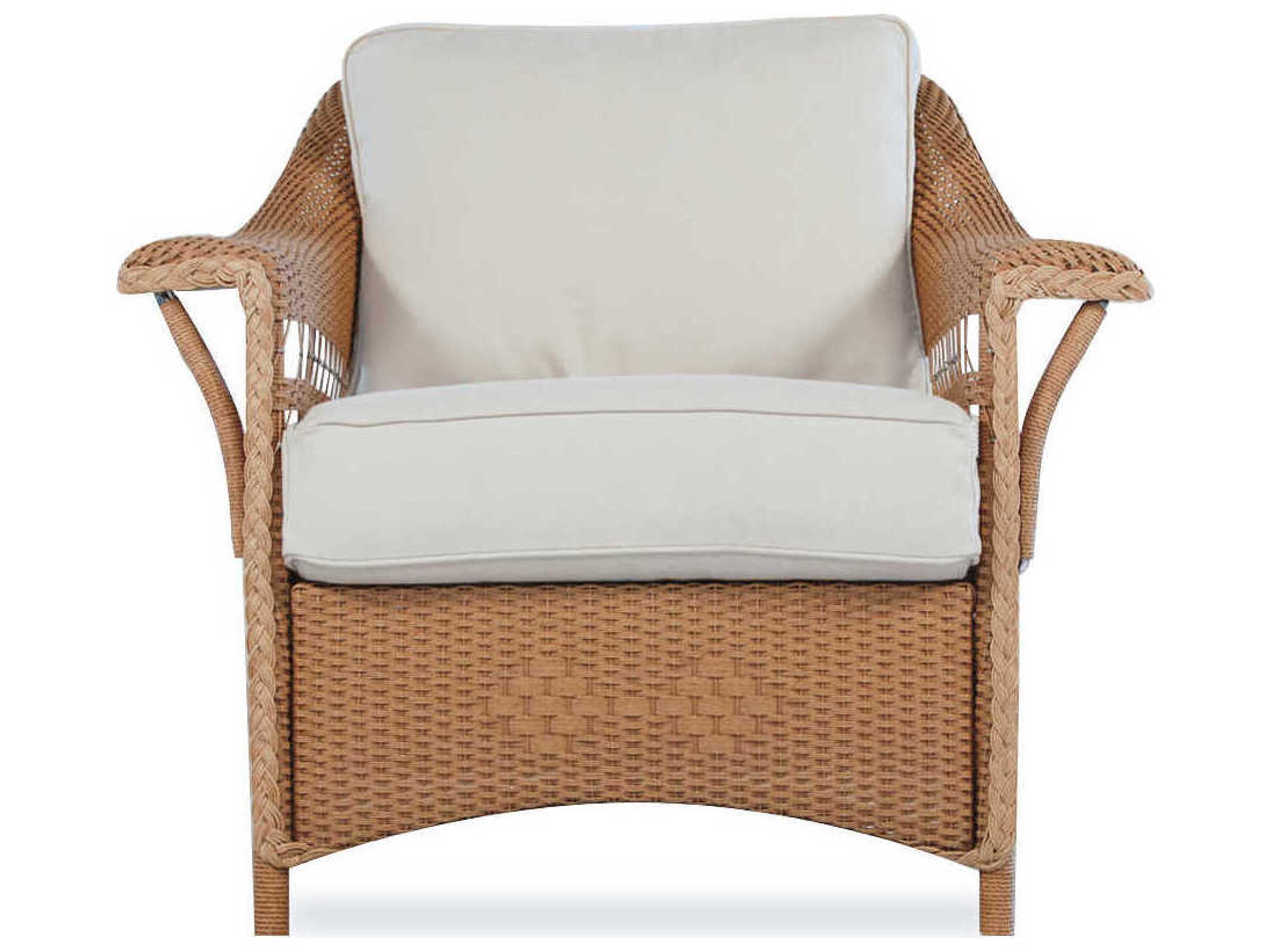 Lloyd Flanders Nantucket Wicker Patio Lounge Chair