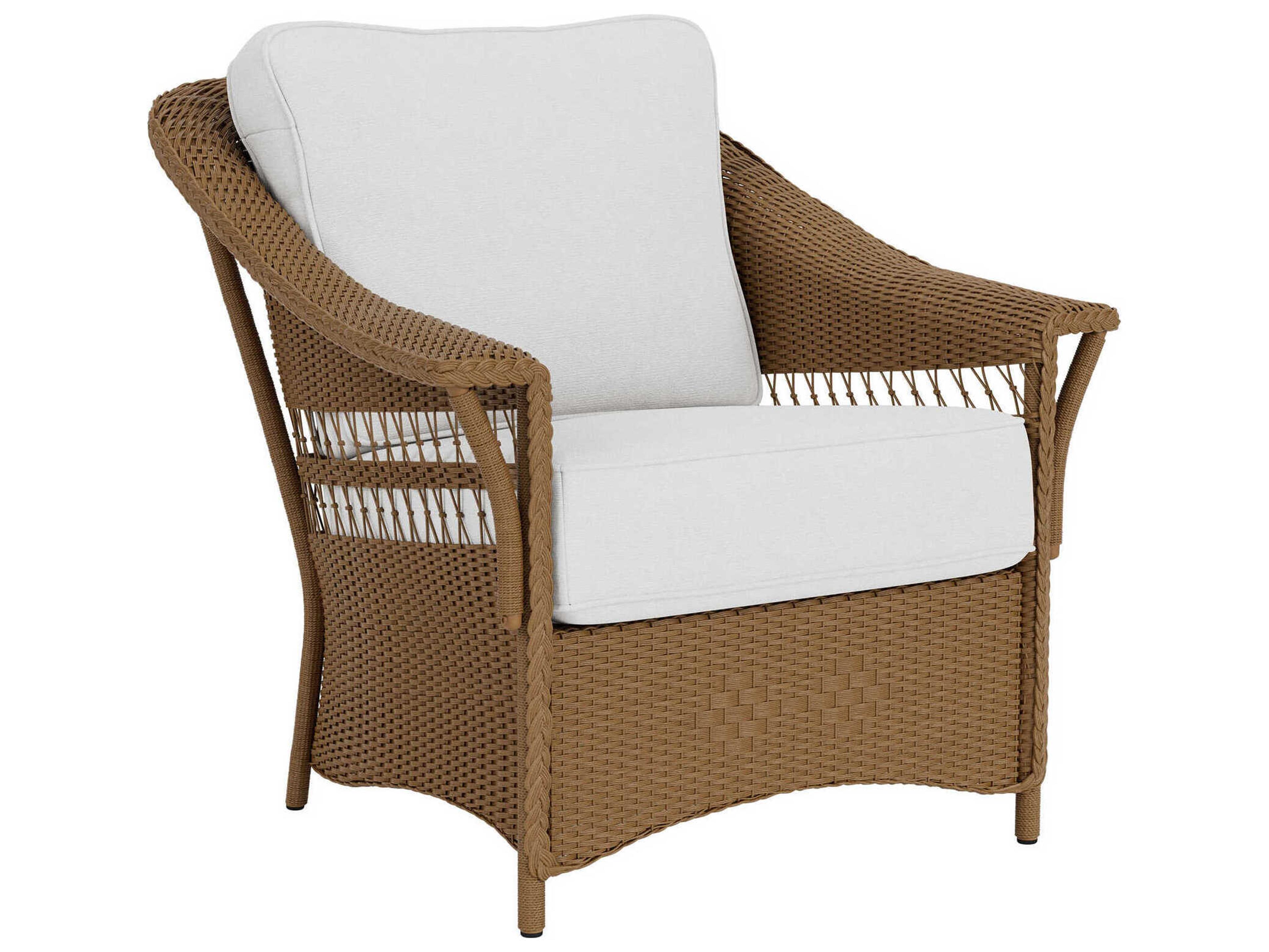 Lloyd Flanders Nantucket Wicker Patio Lounge Chair