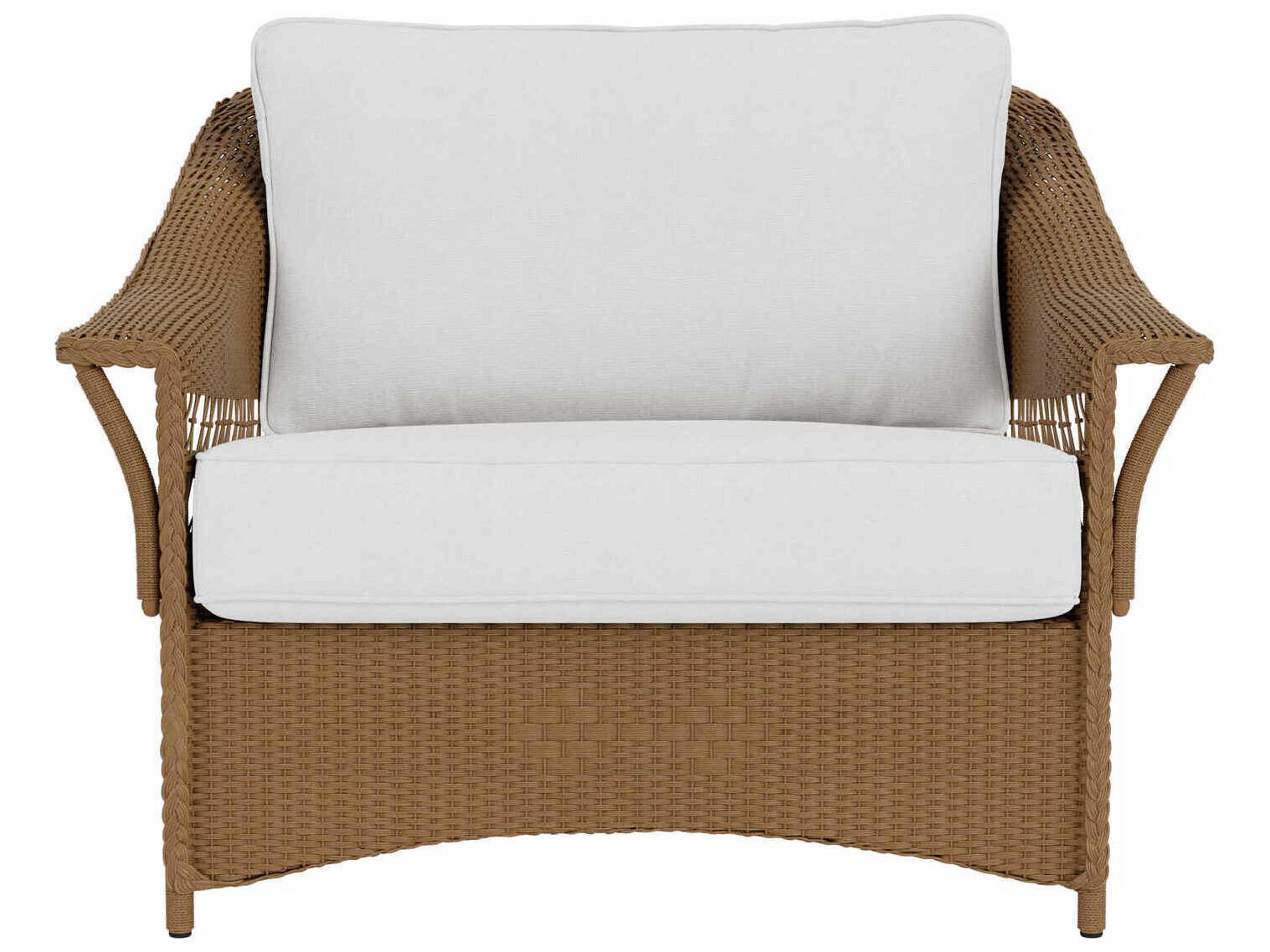 Lloyd Flanders Nantucket Wicker Outdoor Lounge Chair