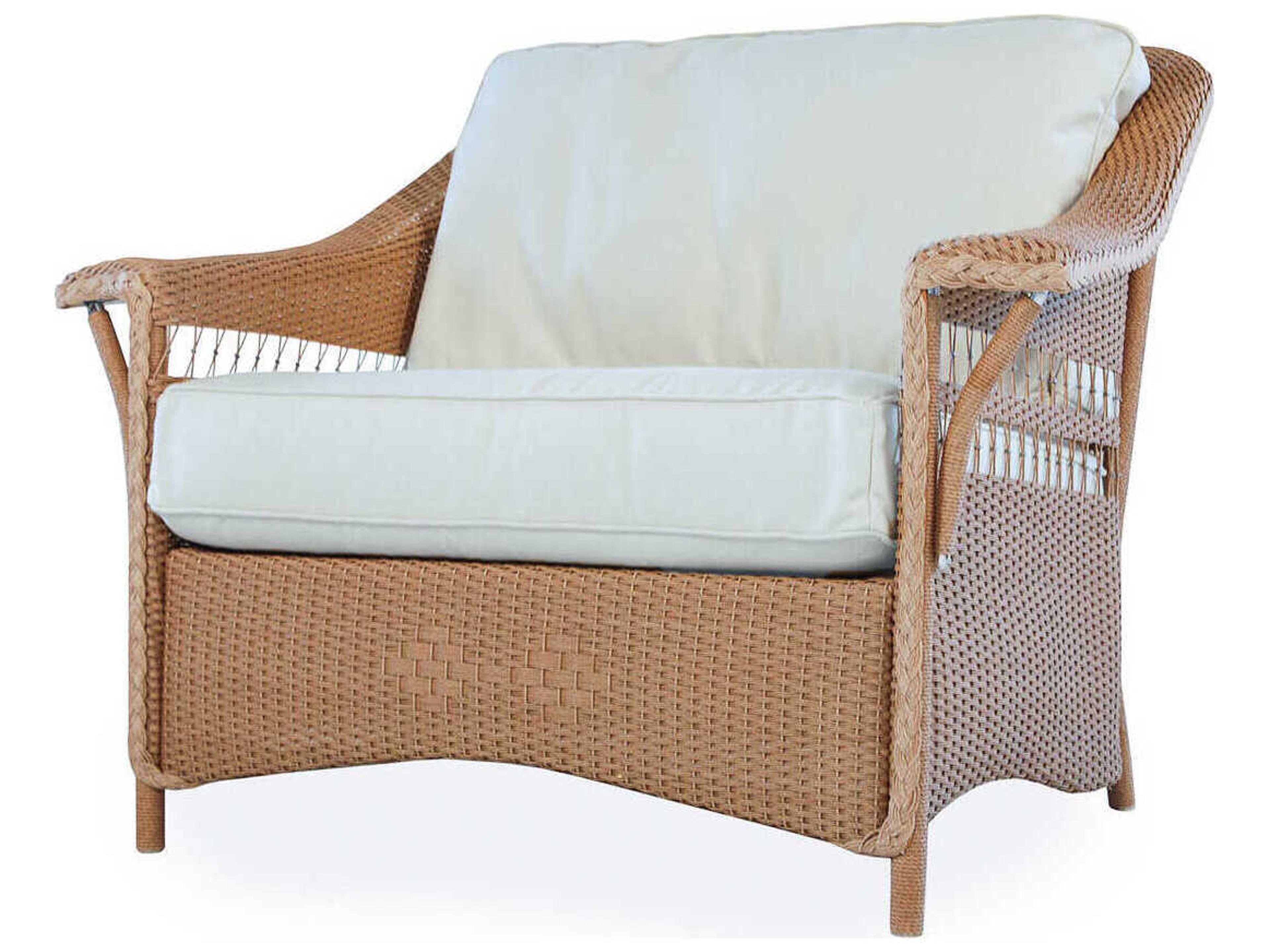 Lloyd Flanders Nantucket Wicker Outdoor Lounge Chair