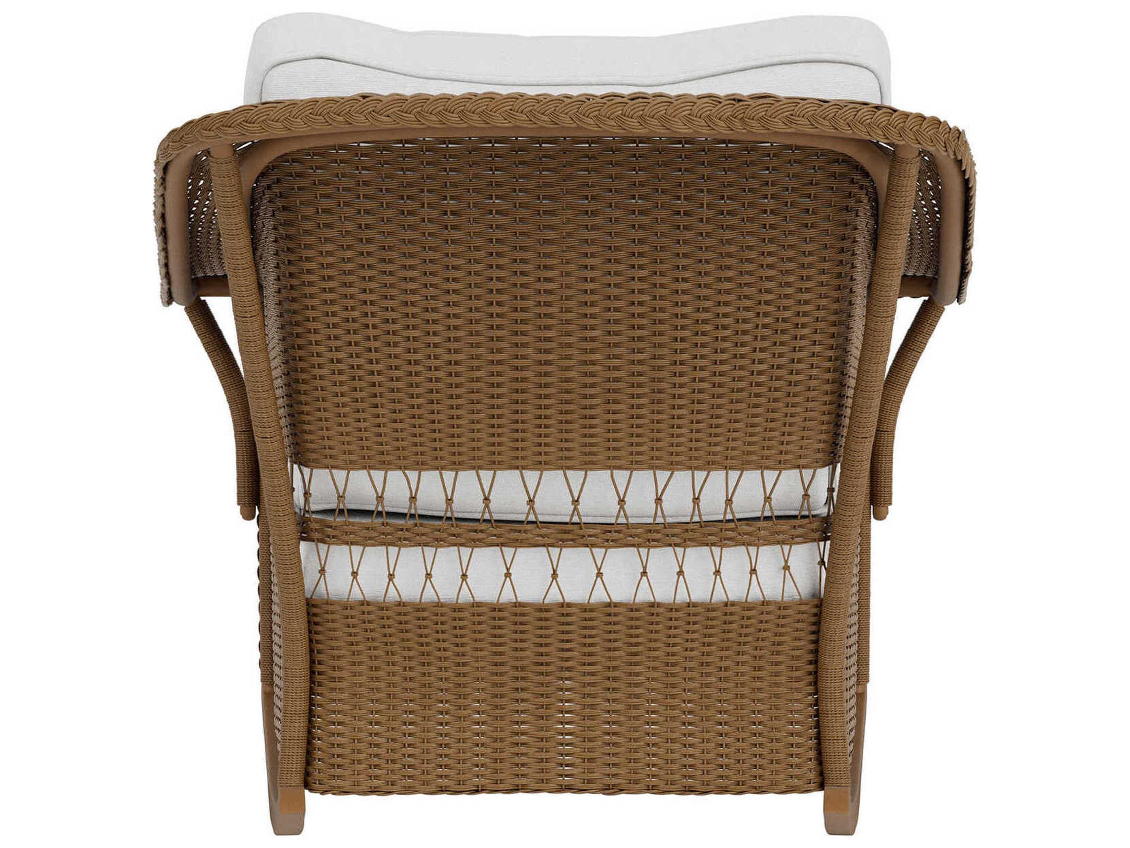 Lloyd Flanders Nantucket Wicker Rocker Outdoor Patio Lounge Chair