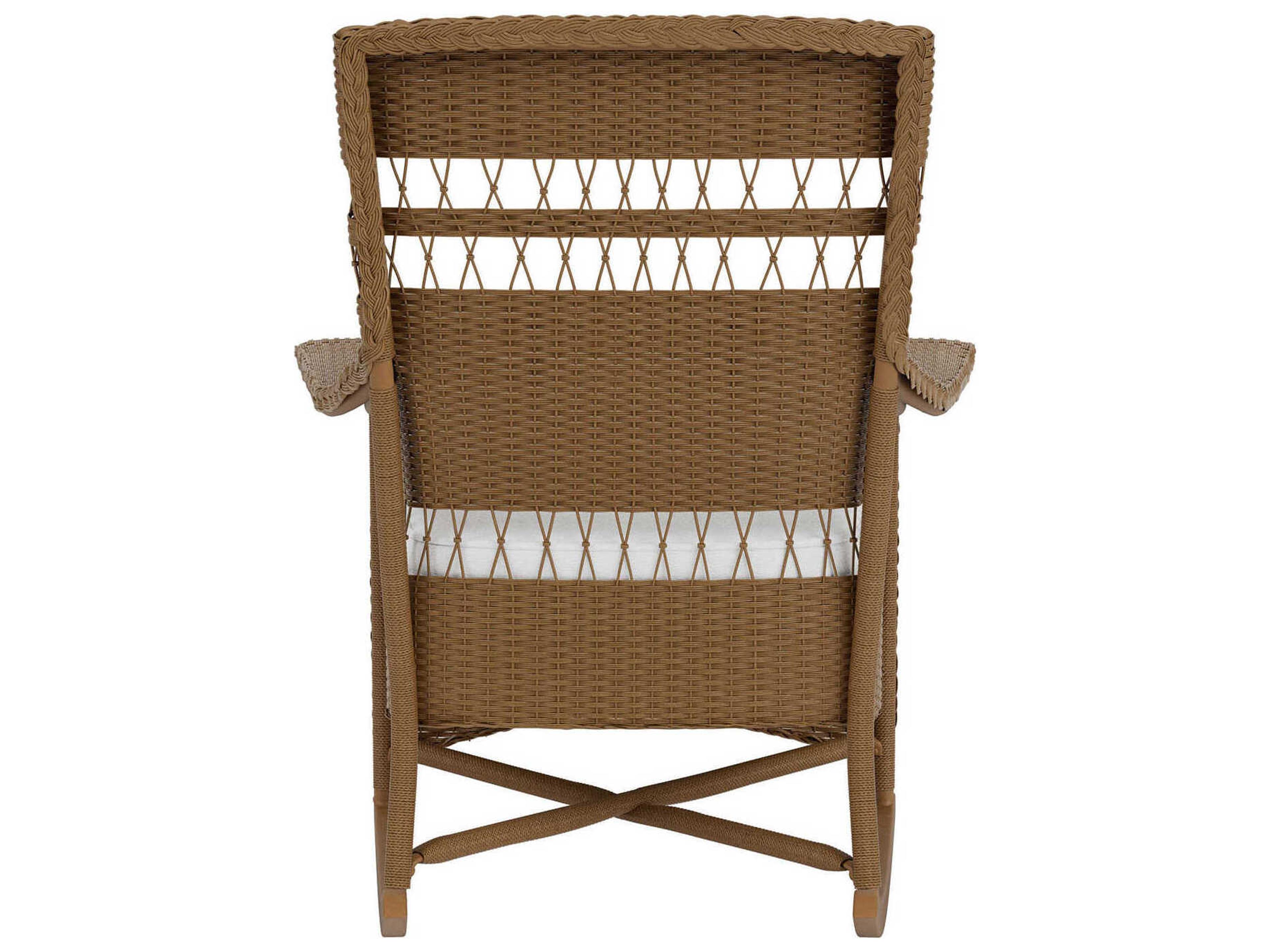 Lloyd Flanders Nantucket Wicker Porch Rocker Patio Lounge Chair