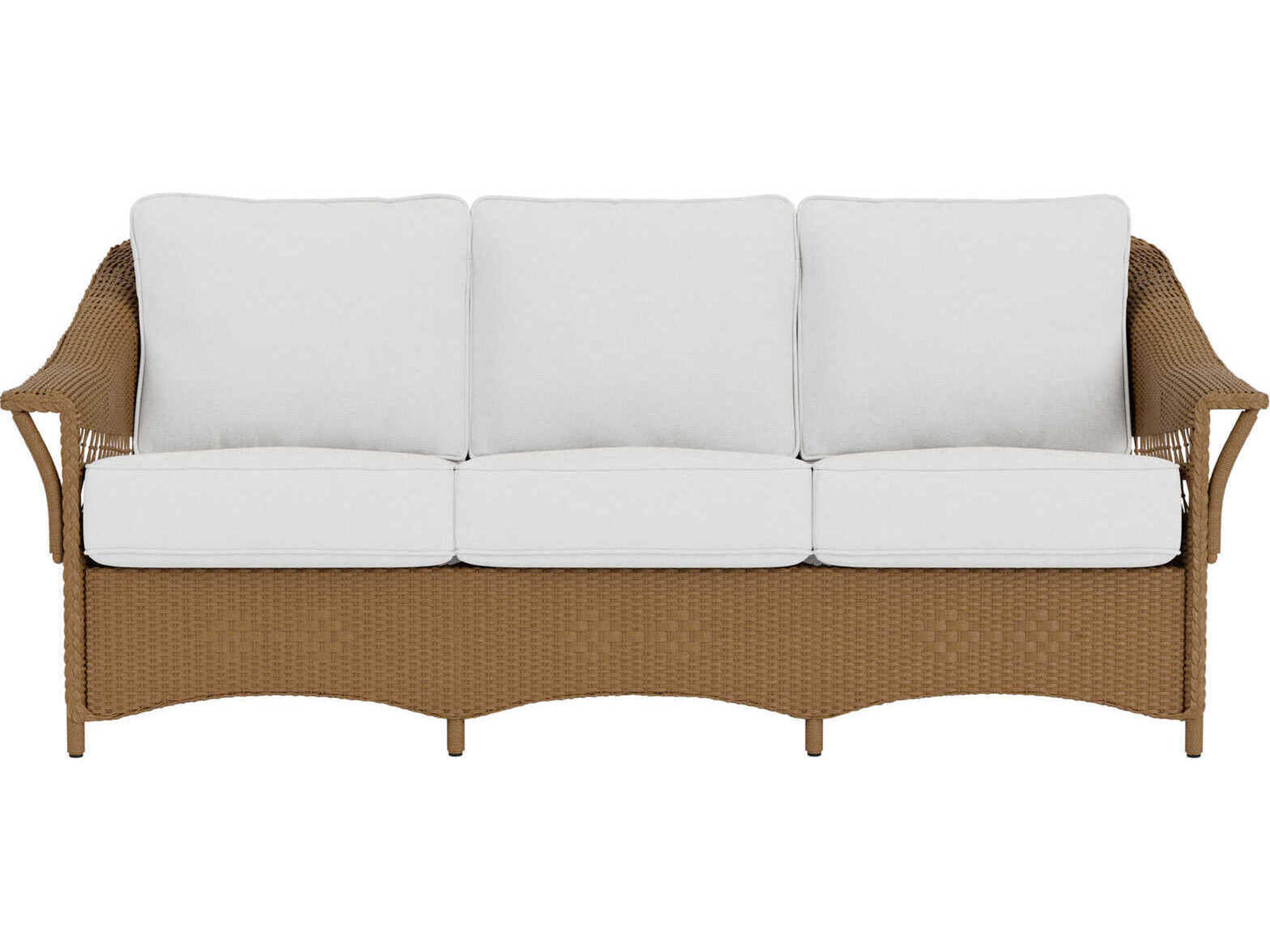 Lloyd Flanders Nantucket Wicker Outdoor Patio Sofa