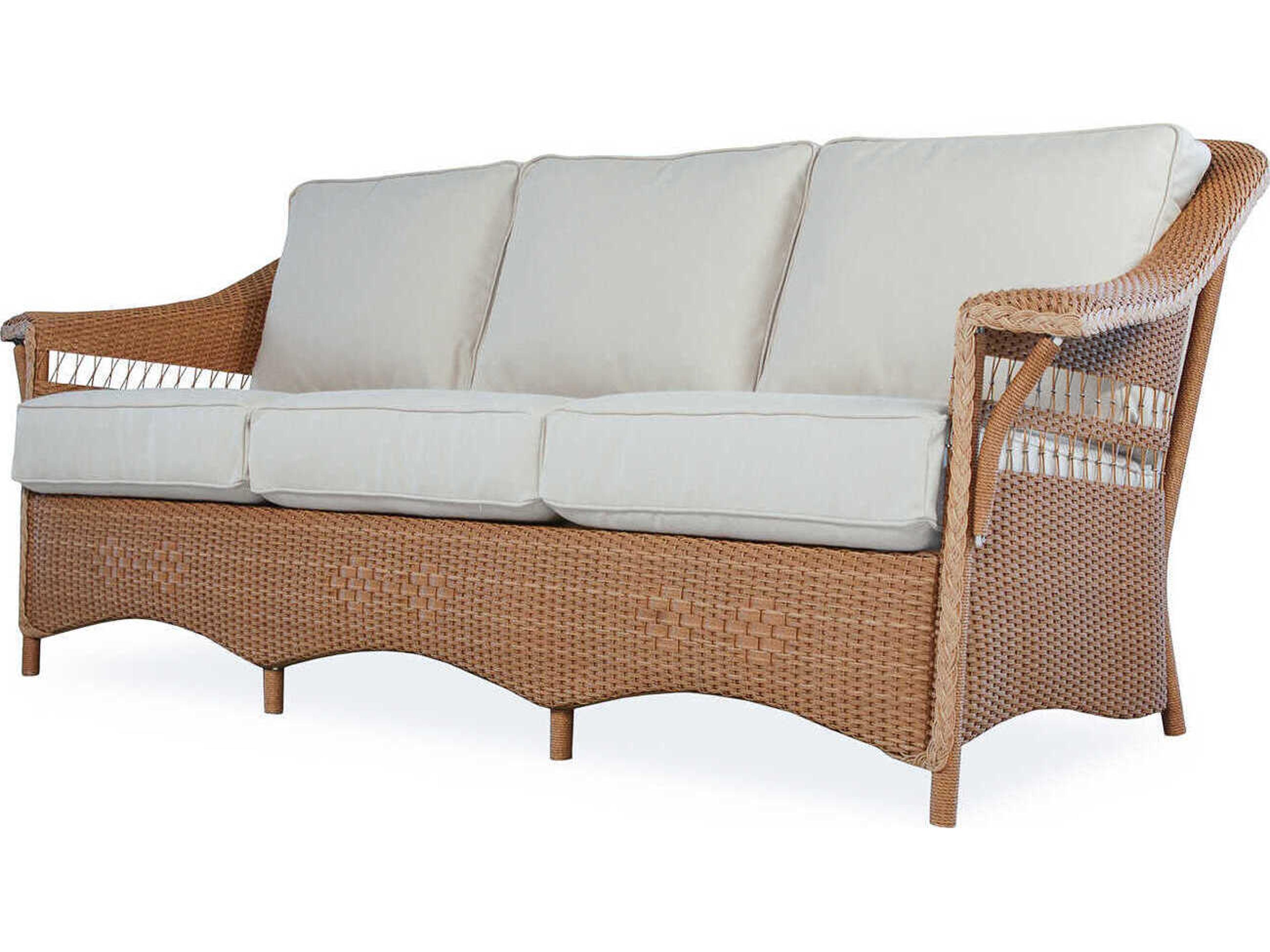 Lloyd Flanders Nantucket Wicker Outdoor Patio Sofa