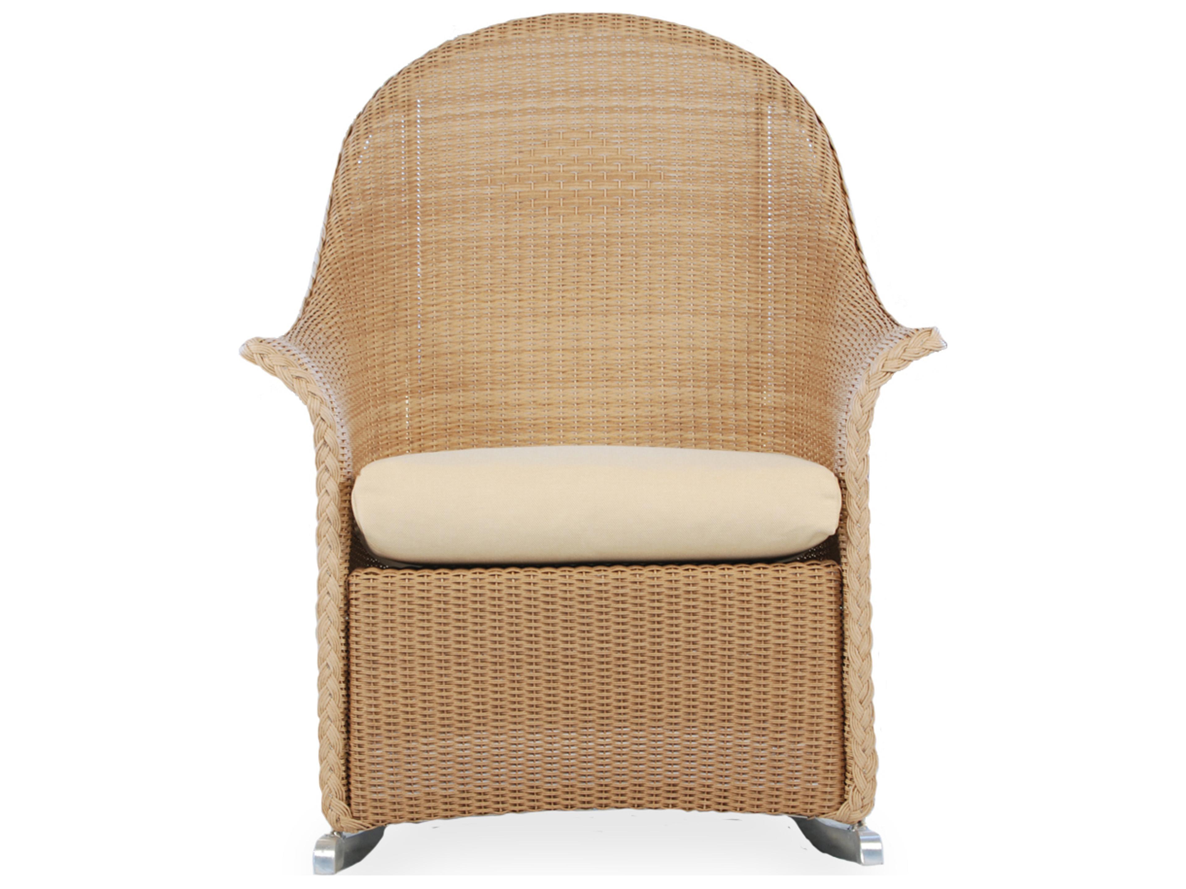 Lloyd Flanders Dining & Accessories Wicker Rocker Outdoor Patio Lounge Chair