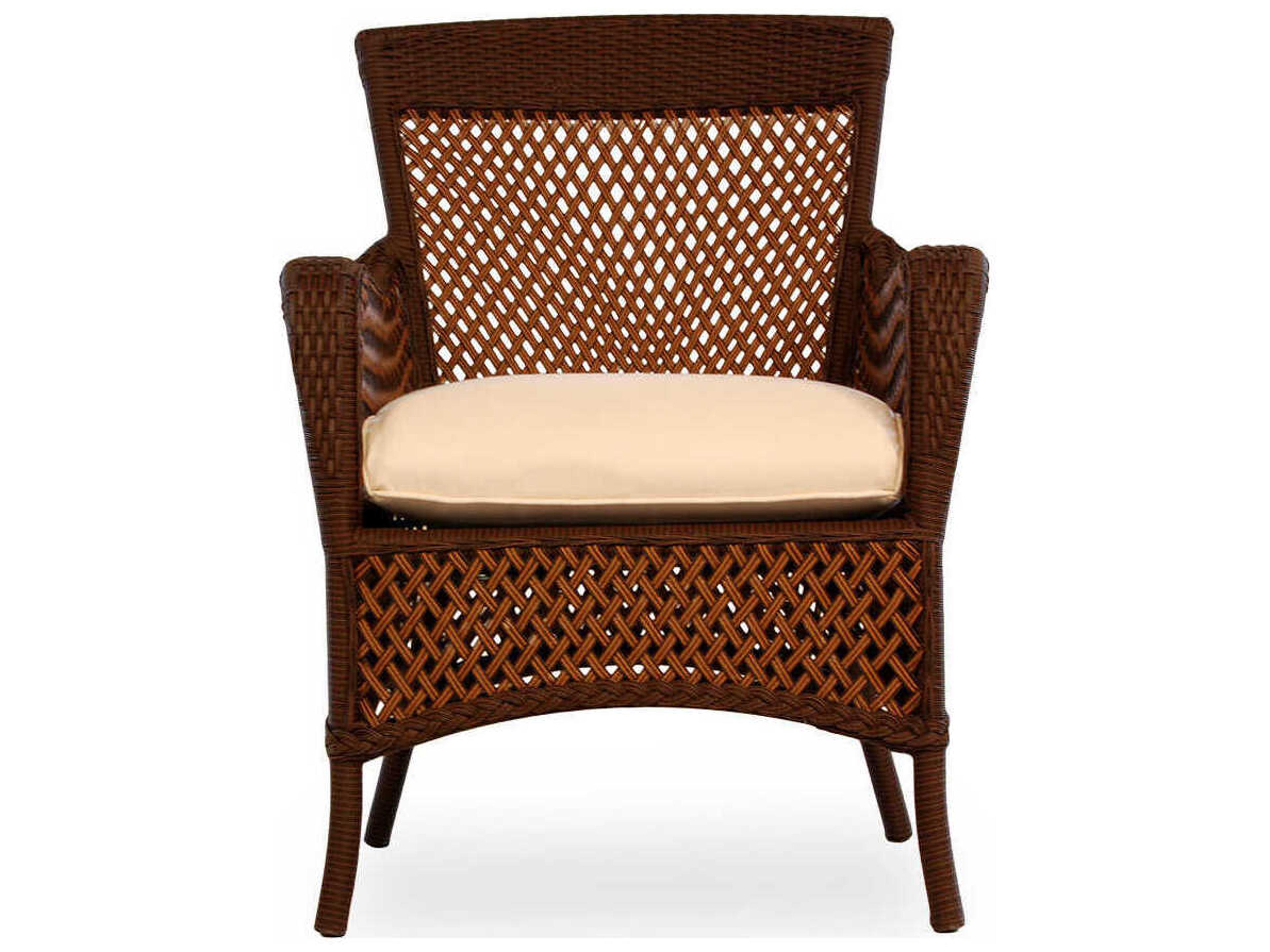 Lloyd Flanders Grand Traverse Wicker Outdoor Patio Dining Arm Chair