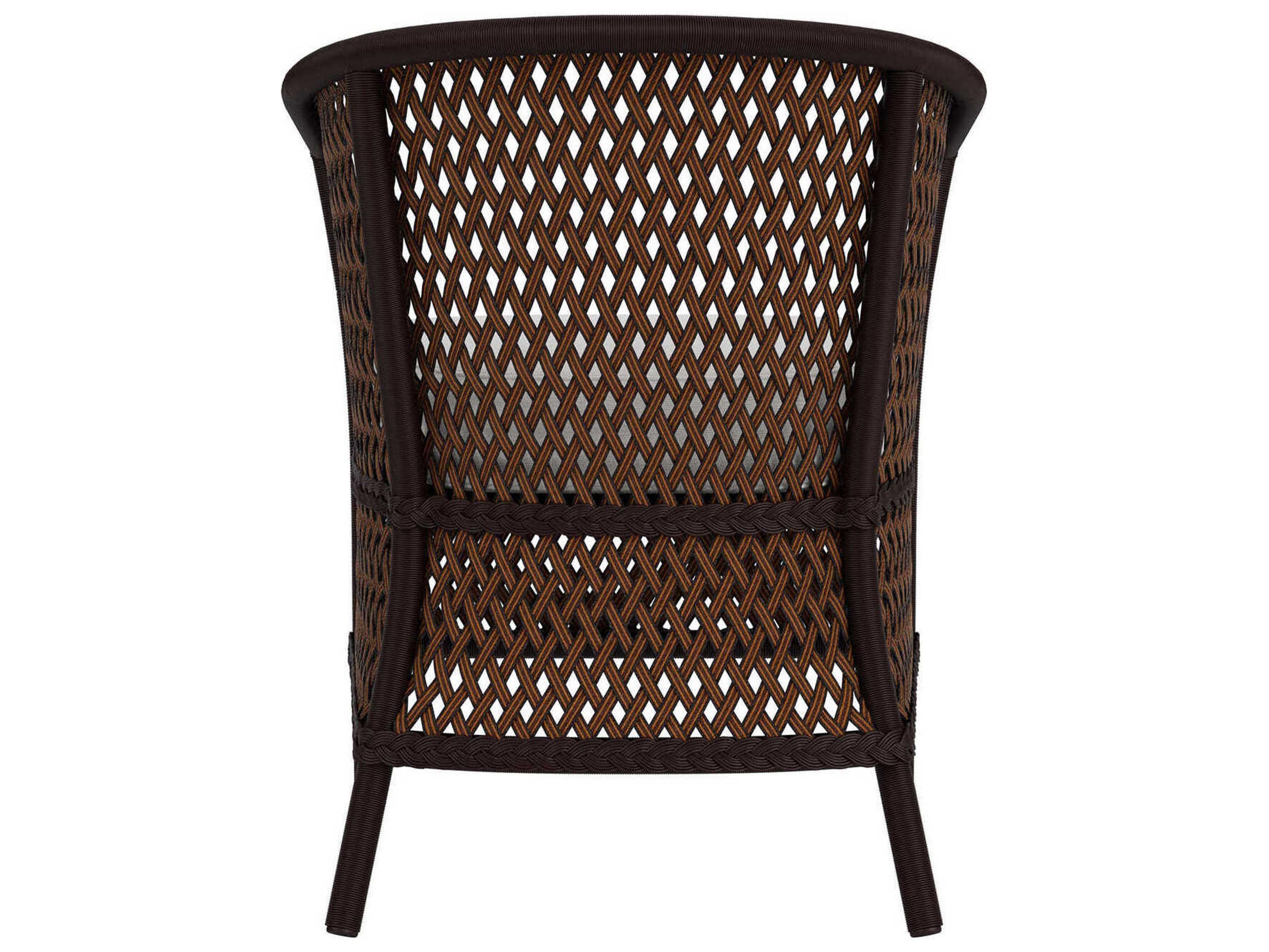 Lloyd Flanders Grand Traverse Wicker Barrel Patio Dining Arm Chair