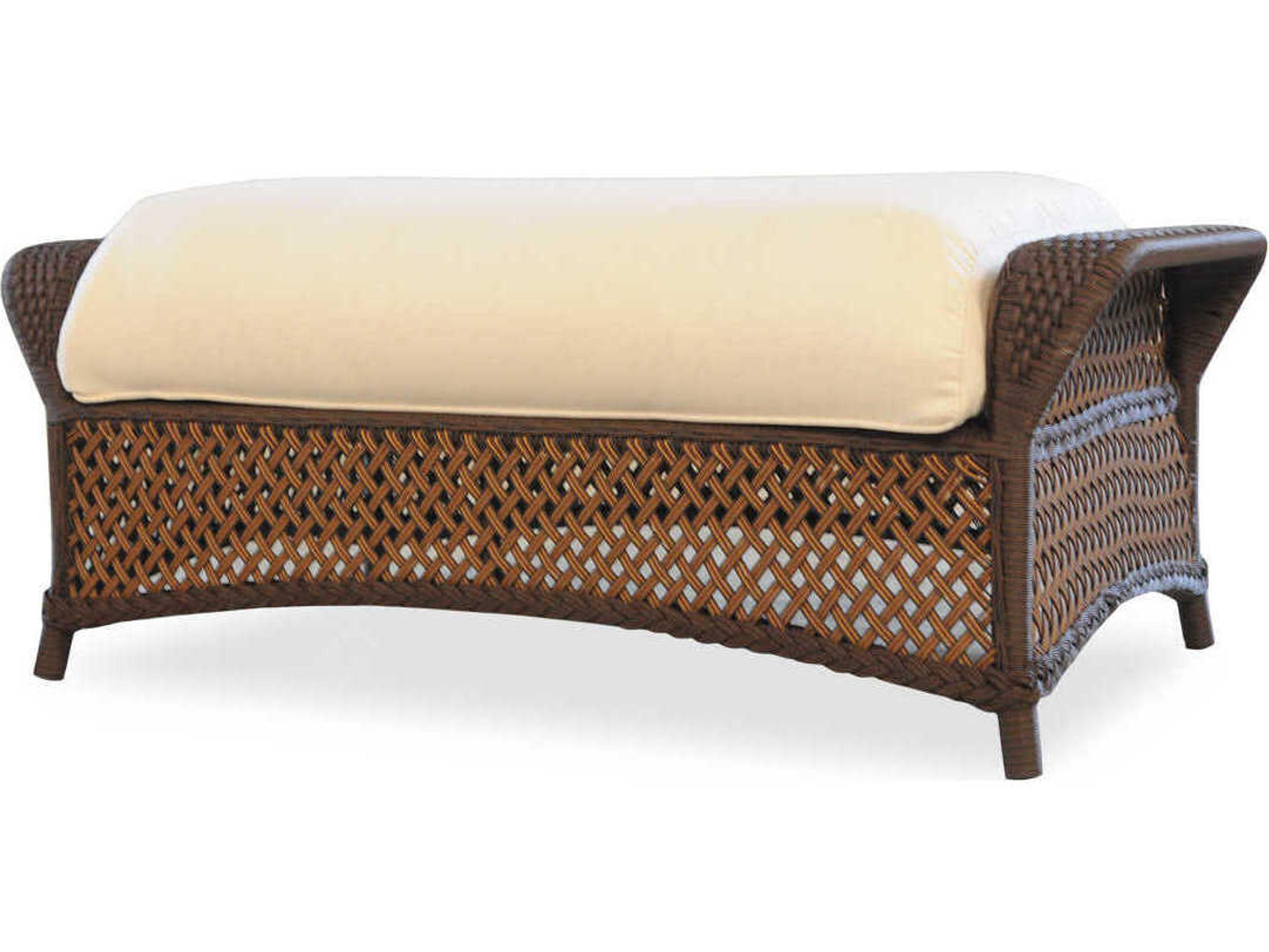 Grand Traverse Wicker Outdoor Patio Ottoman