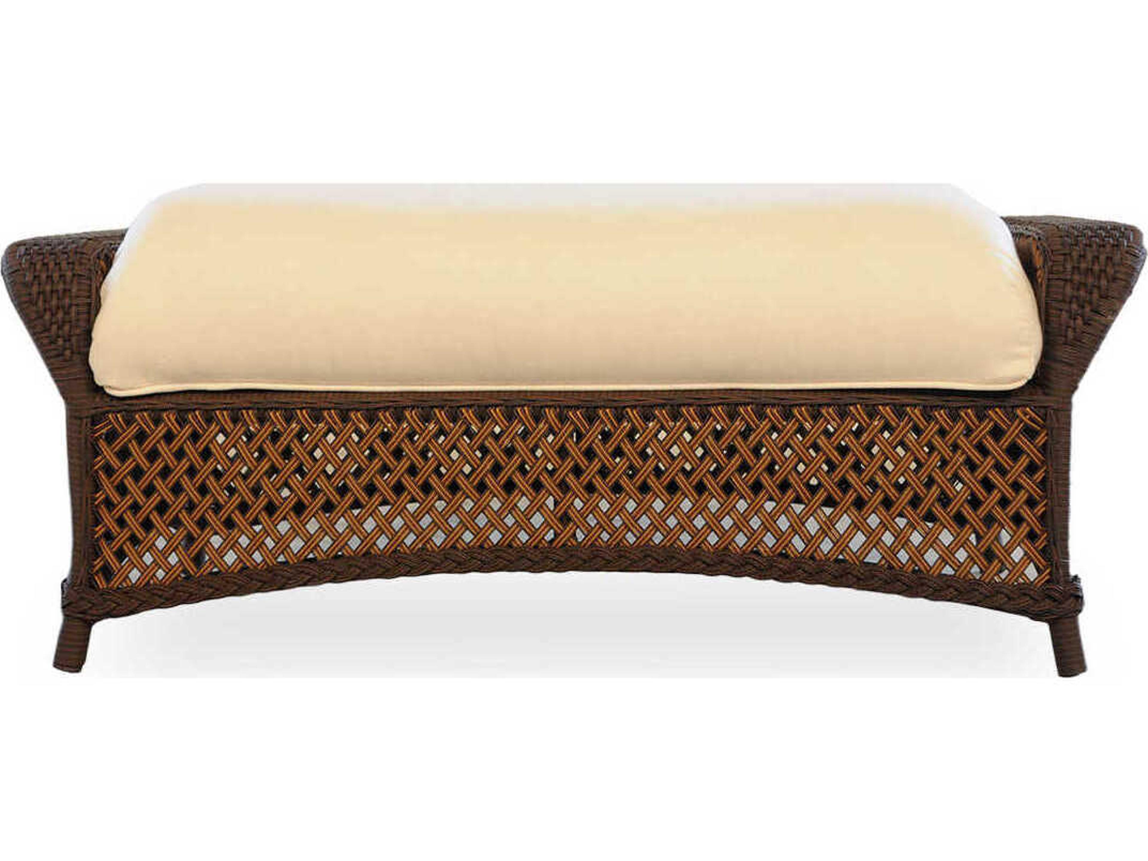 Lloyd Flanders Grand Traverse Wicker Outdoor Patio Ottoman