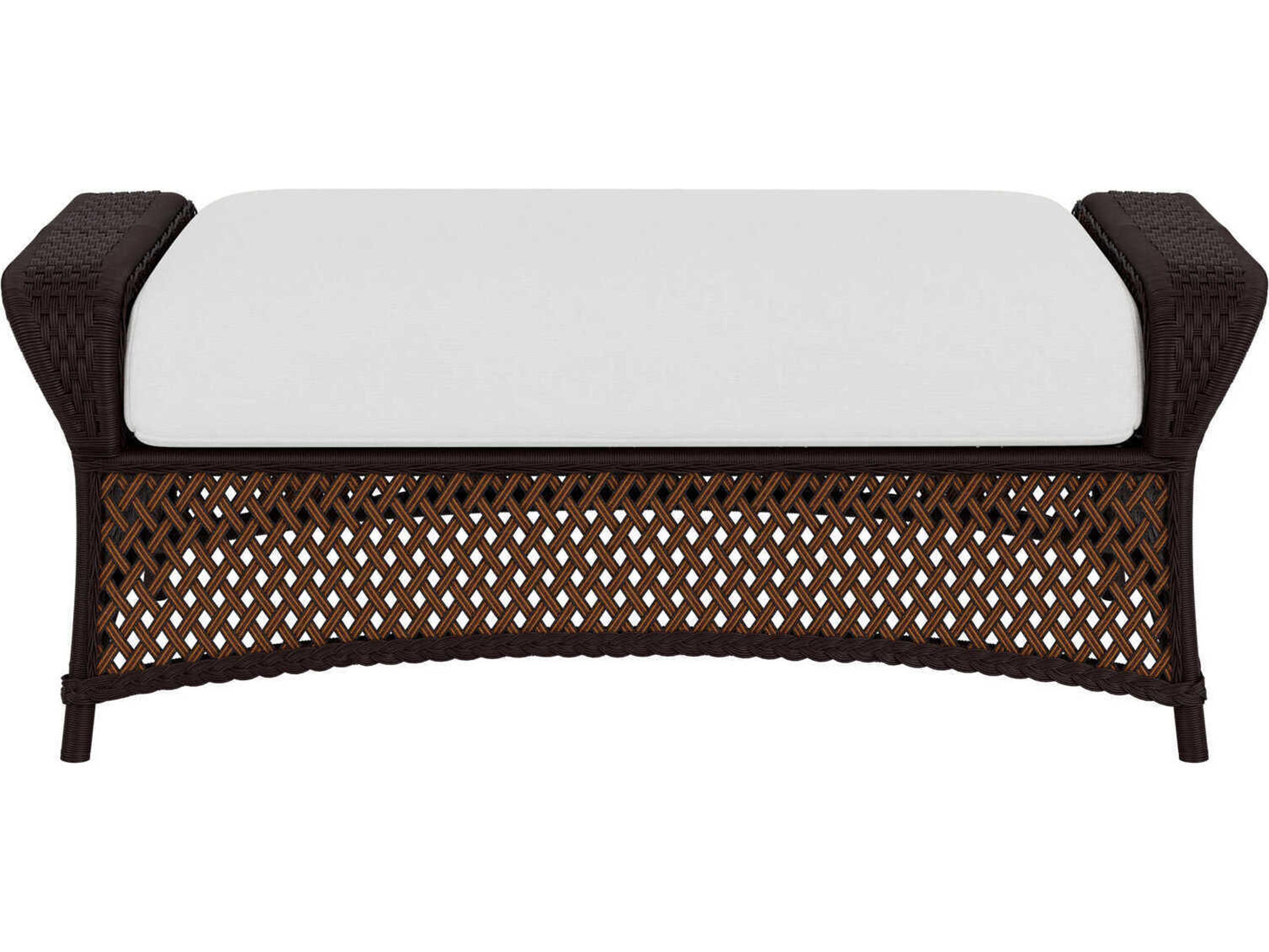 Lloyd Flanders Grand Traverse Wicker Outdoor Patio Ottoman