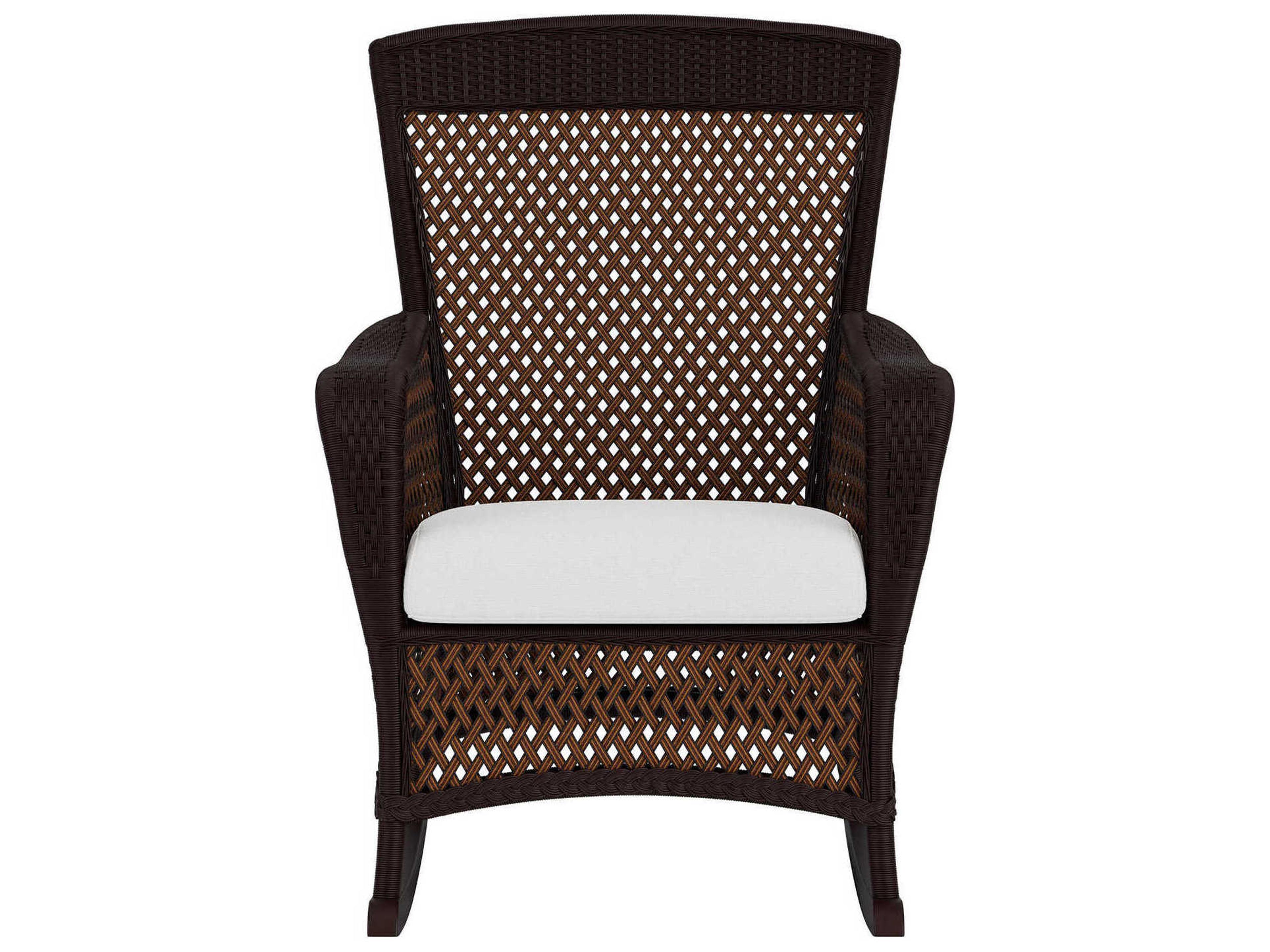 Lloyd Flanders Grand Traverse Wicker Rocker Patio Lounge Chair