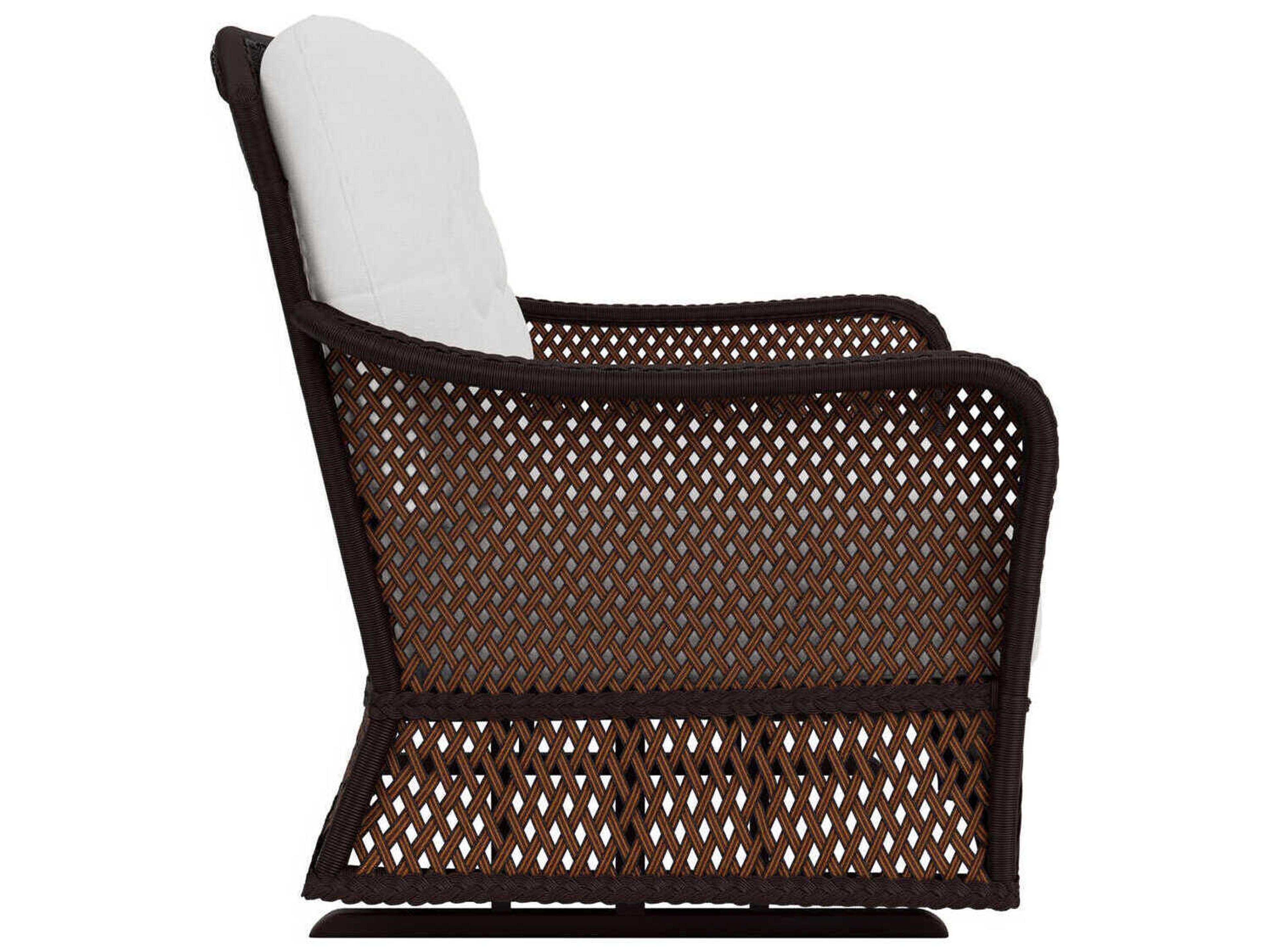 Lloyd Flanders Grand Traverse Wicker Glider Patio Loveseat