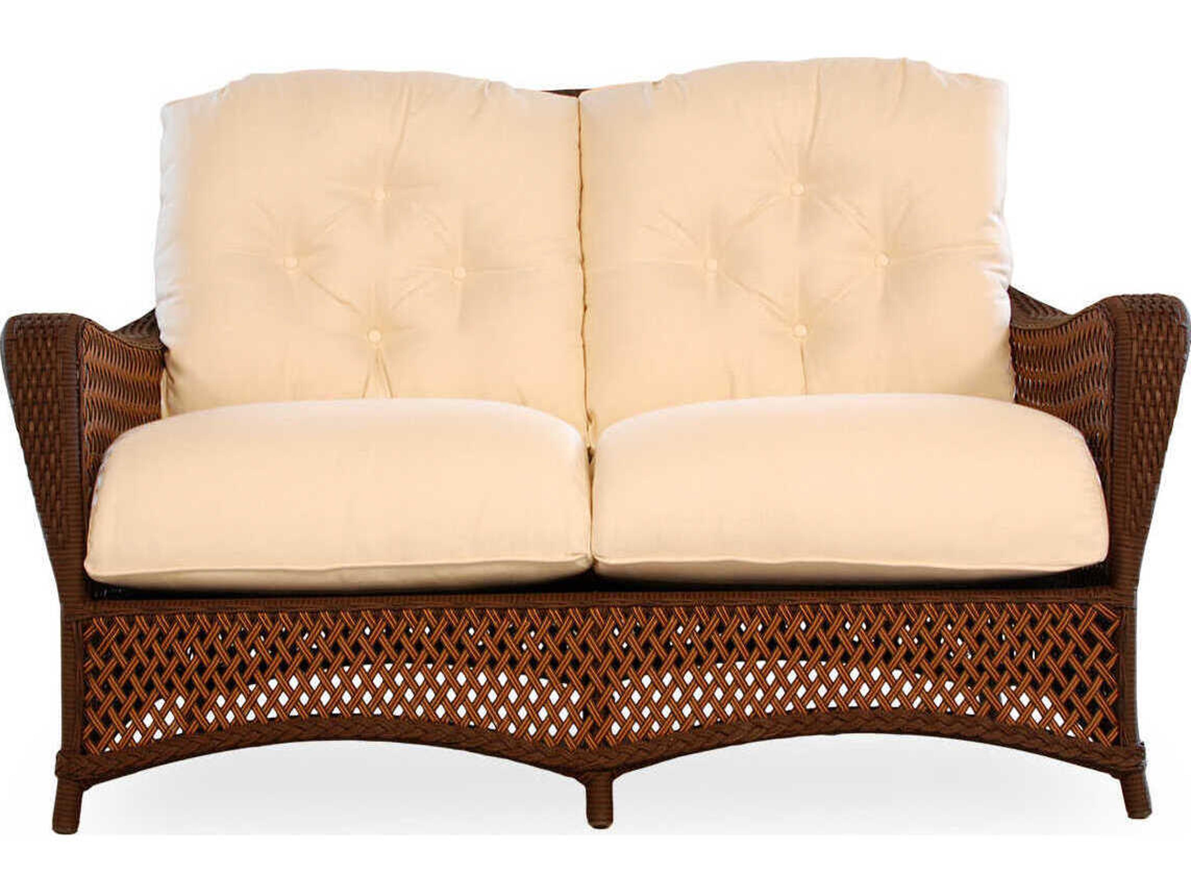 Lloyd Flanders Grand Traverse Wicker Outdoor Loveseat