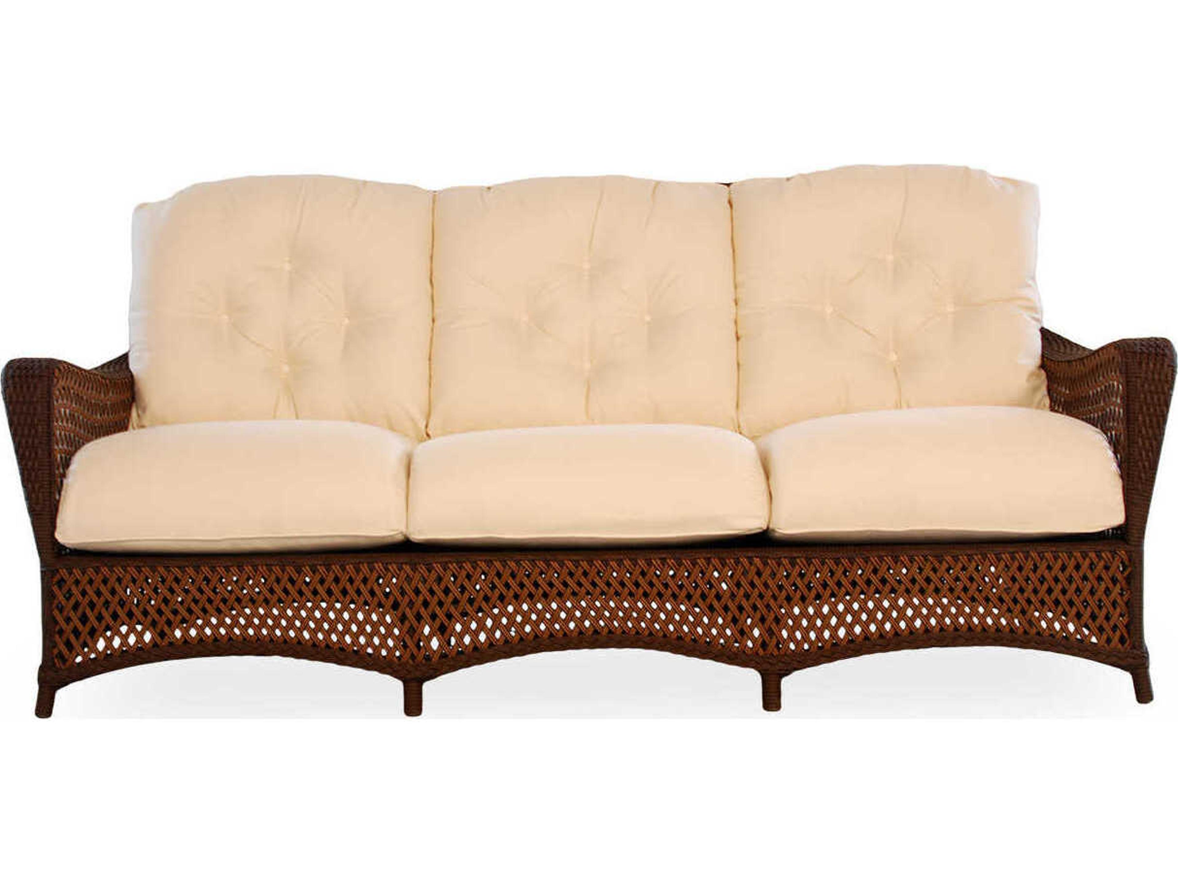 Lloyd Flanders Grand Traverse Wicker Outdoor Sofa