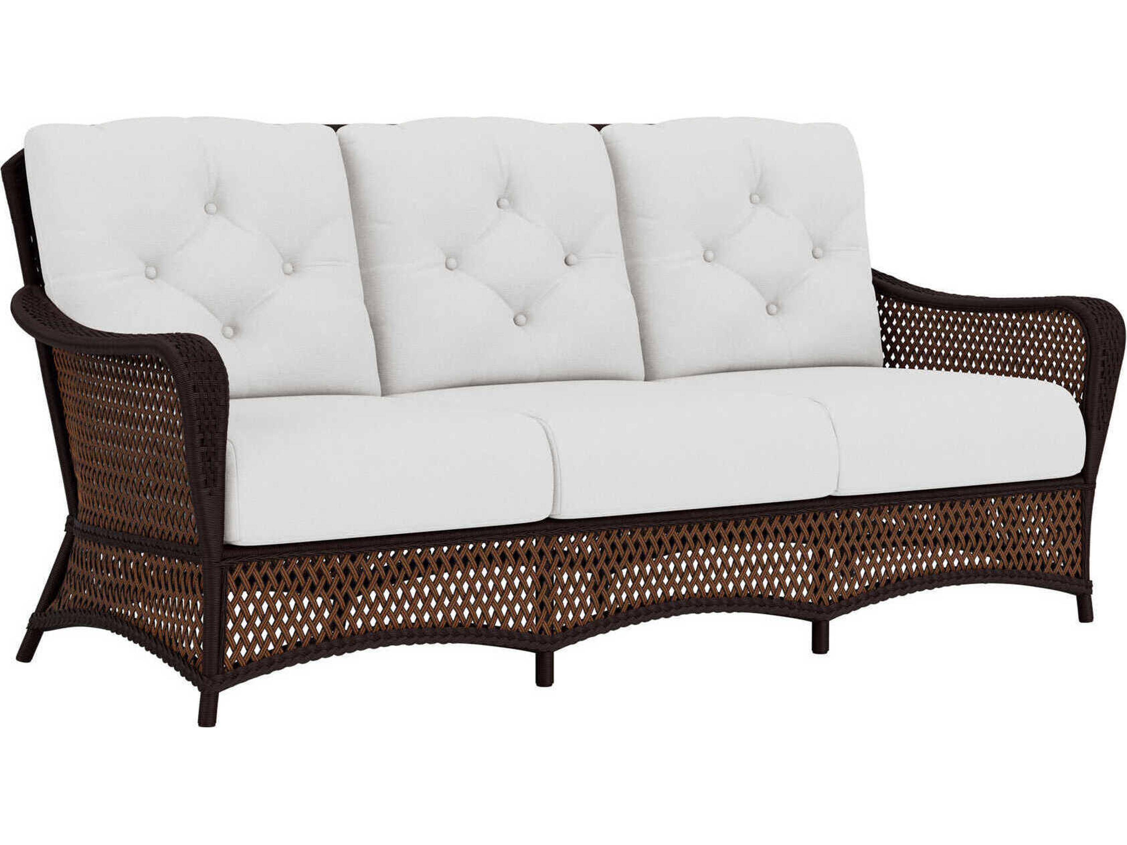 Lloyd Flanders Grand Traverse Wicker Outdoor Sofa