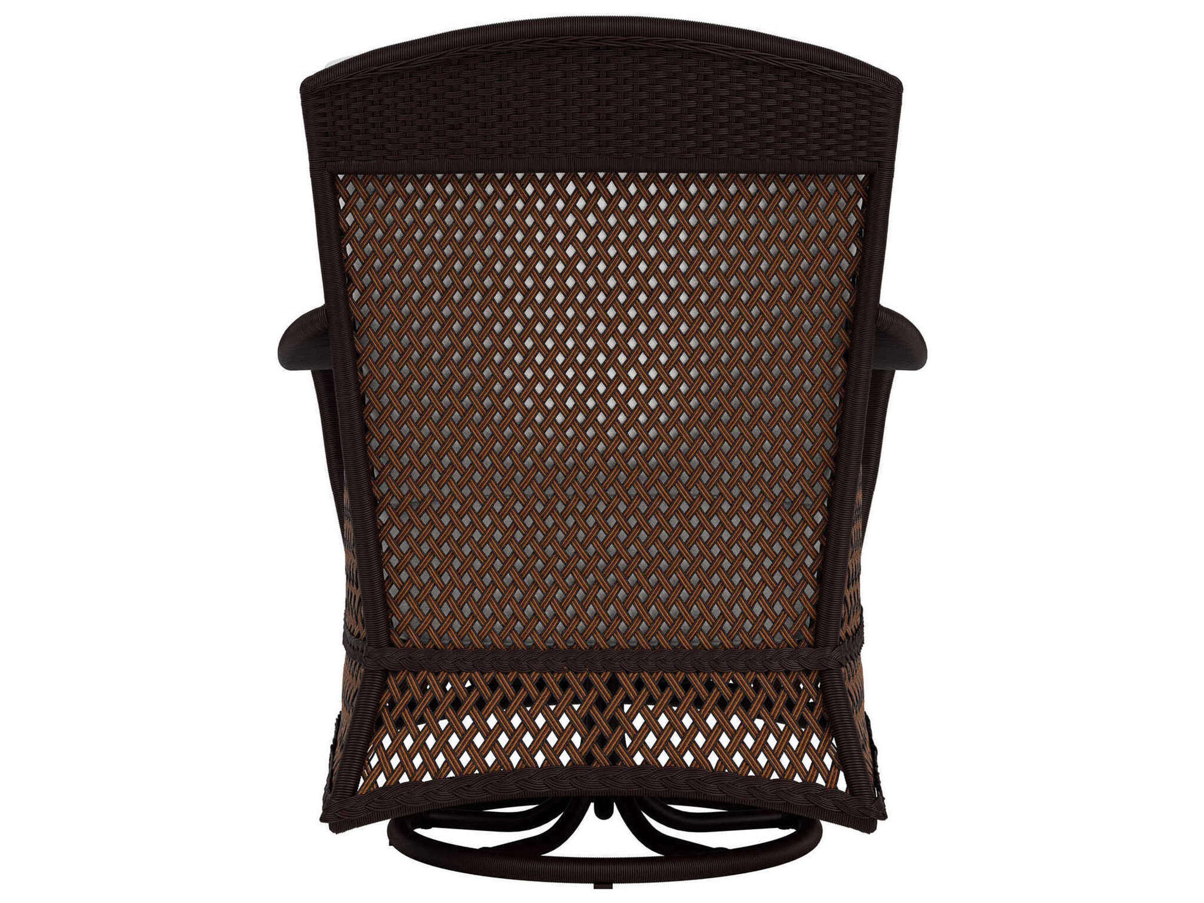 Lloyd Flanders Grand Traverse Wicker Swivel Rocker Outdoor Lounge Chair