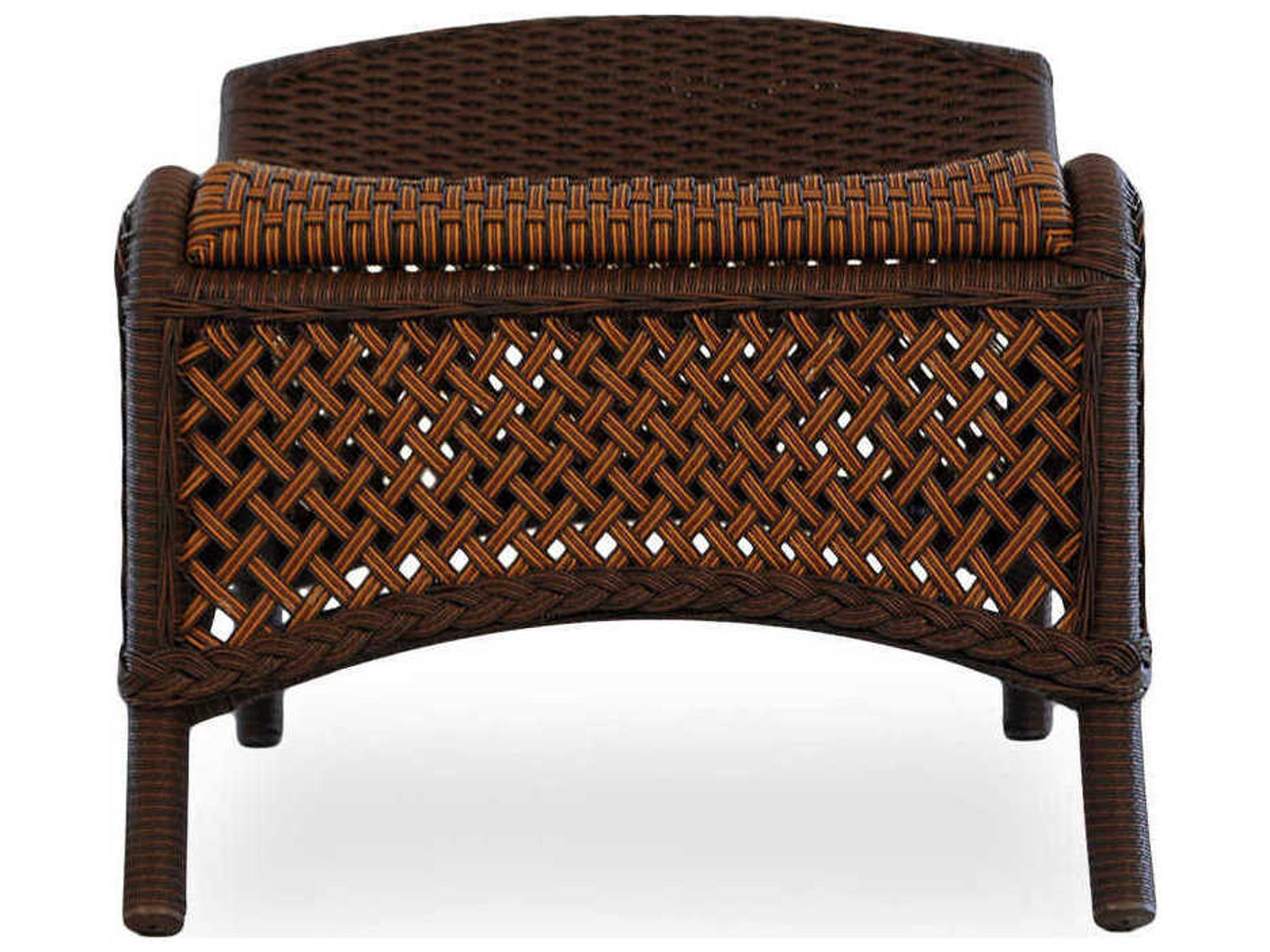 Lloyd Flanders Grand Traverse Wicker Patio Ottoman