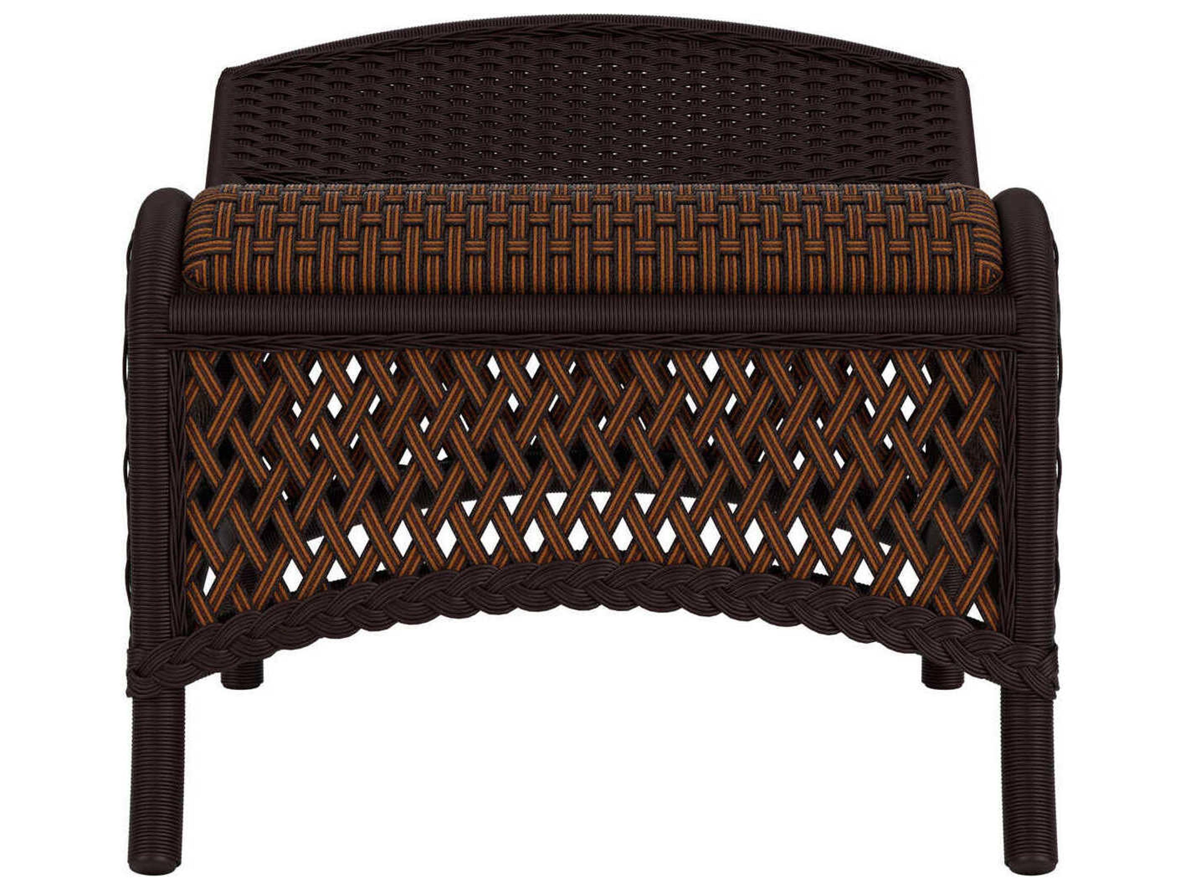 Lloyd Flanders Grand Traverse Wicker Patio Ottoman