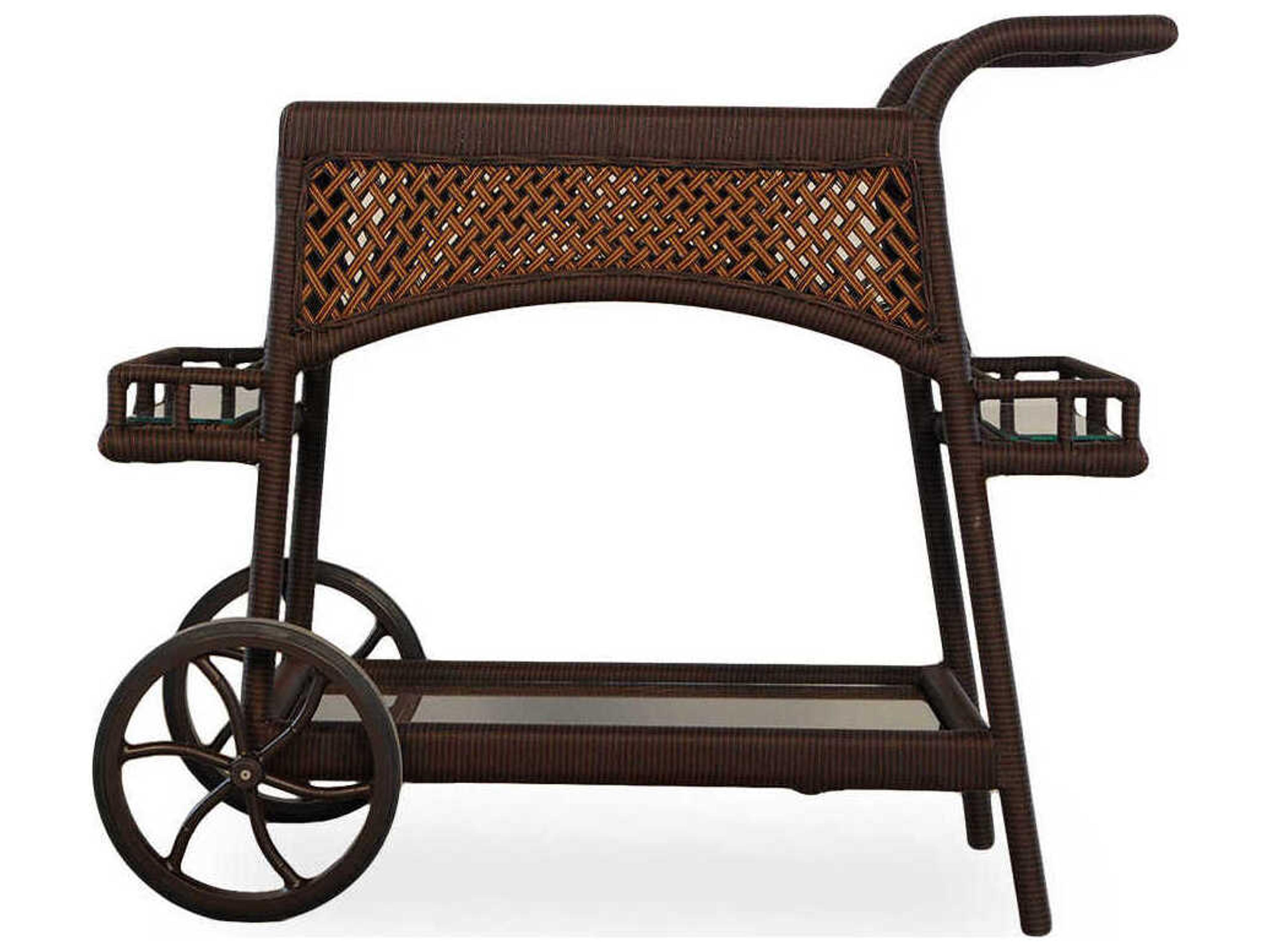 Lloyd Flanders Grand Traverse Wicker Serving Cart