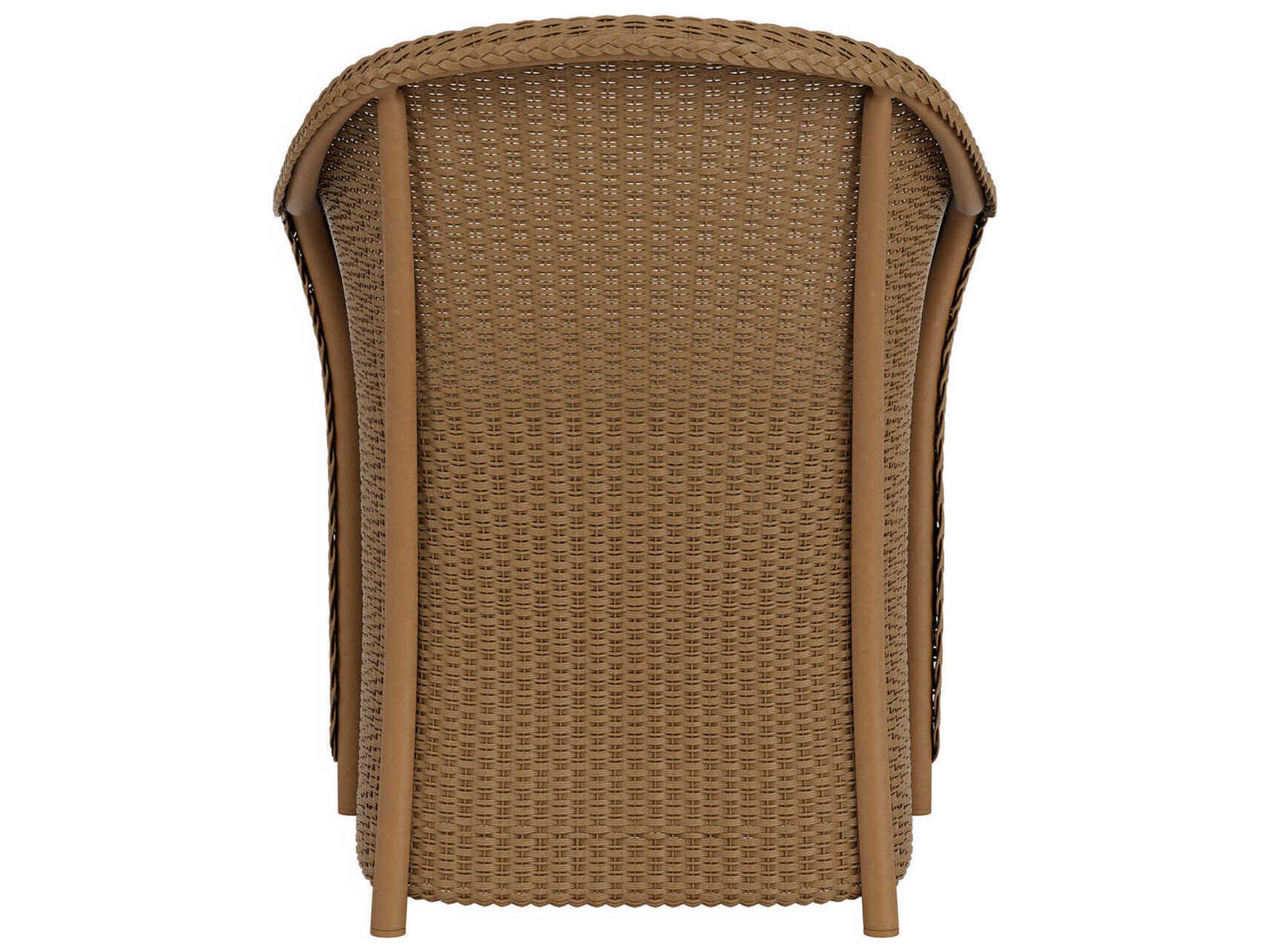 Lloyd Flanders Weekend Retreat Wicker Outdoor Patio Dining Arm Chair